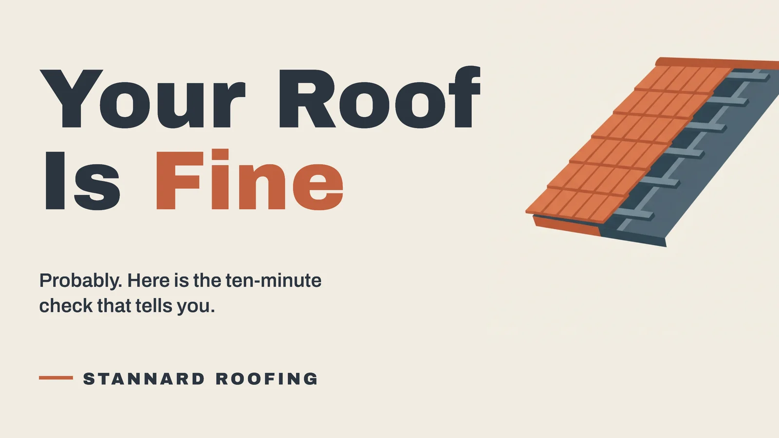 What Your Roof Is Doing YouTube Ad — 16:9 YouTube ad template