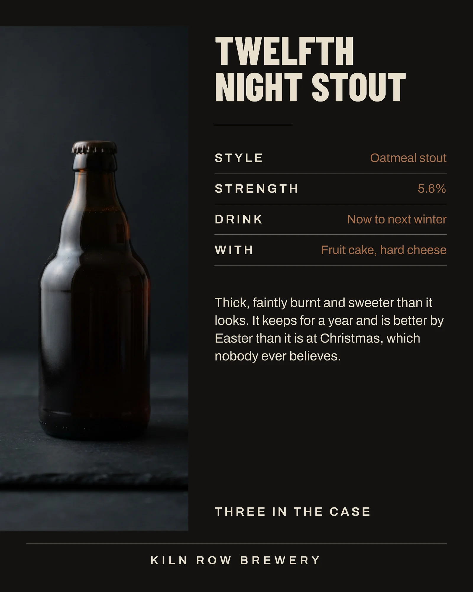 Near Black Bottle List Brewery Christmas Case Facebook Carousel — 5-panel Facebook carousel carousel template, page 3 of 5