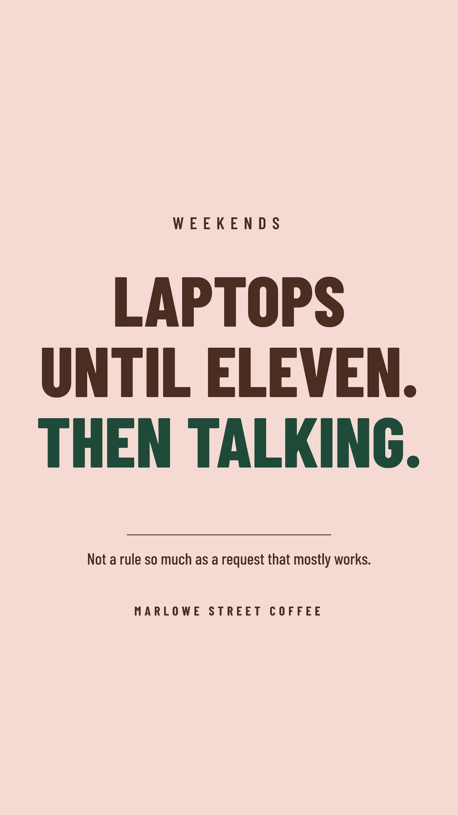 No Laptops After Instagram Story — 9:16 Instagram story template