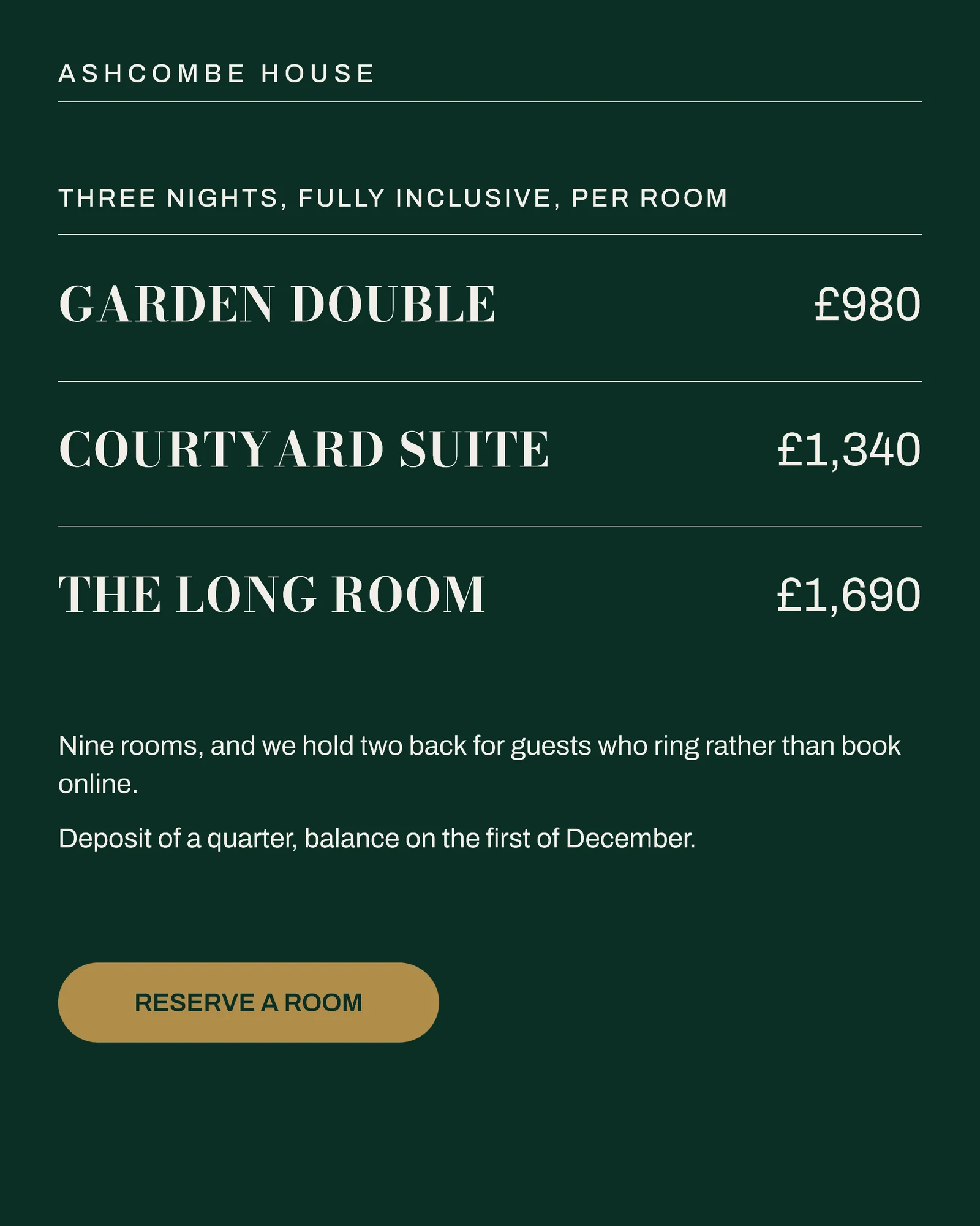 Bottle Green Timeline Hotel Christmas Weekend Instagram Carousel — 5-panel Instagram carousel carousel template, page 5 of 5