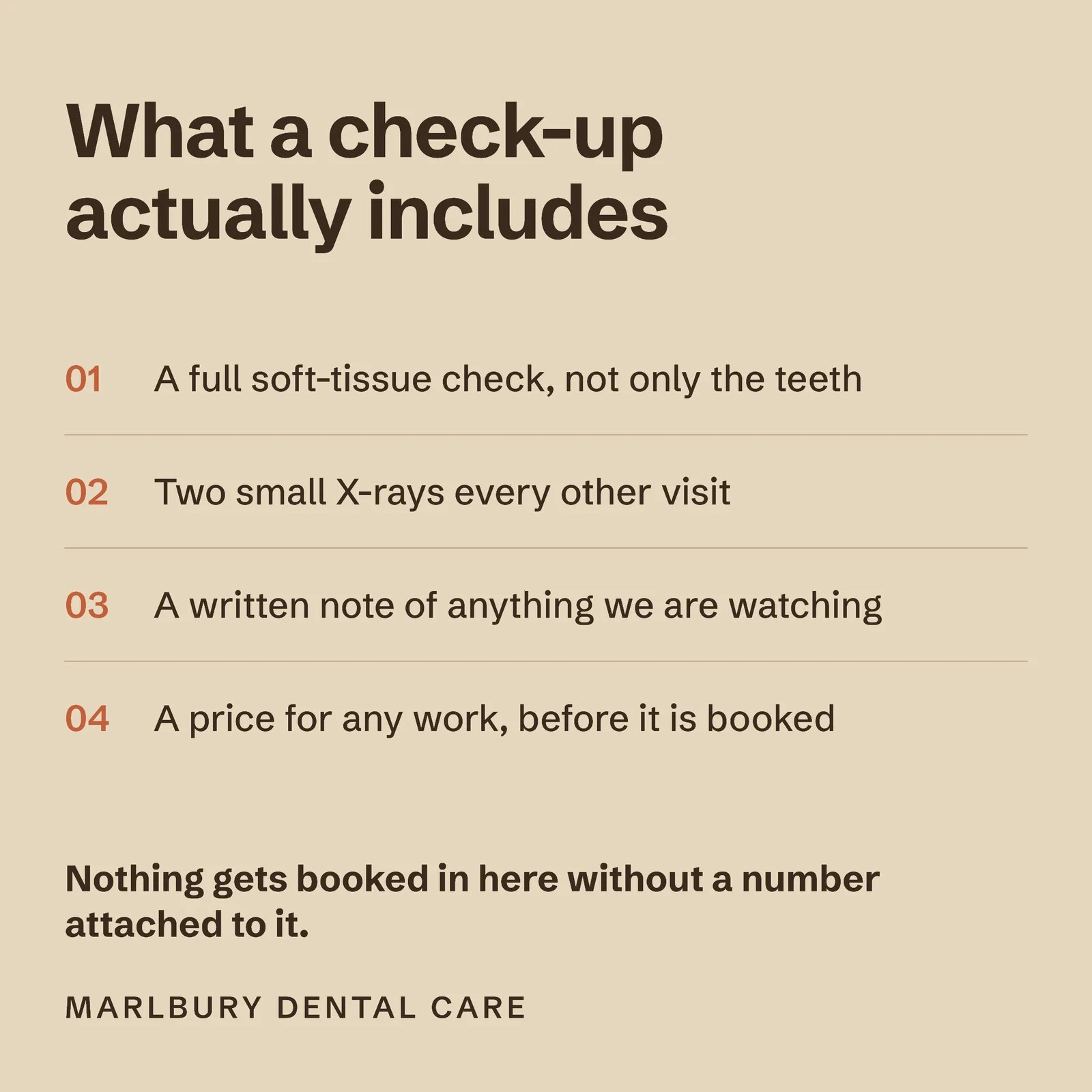 Check Up Includes Facebook Post — 1:1 Facebook post template