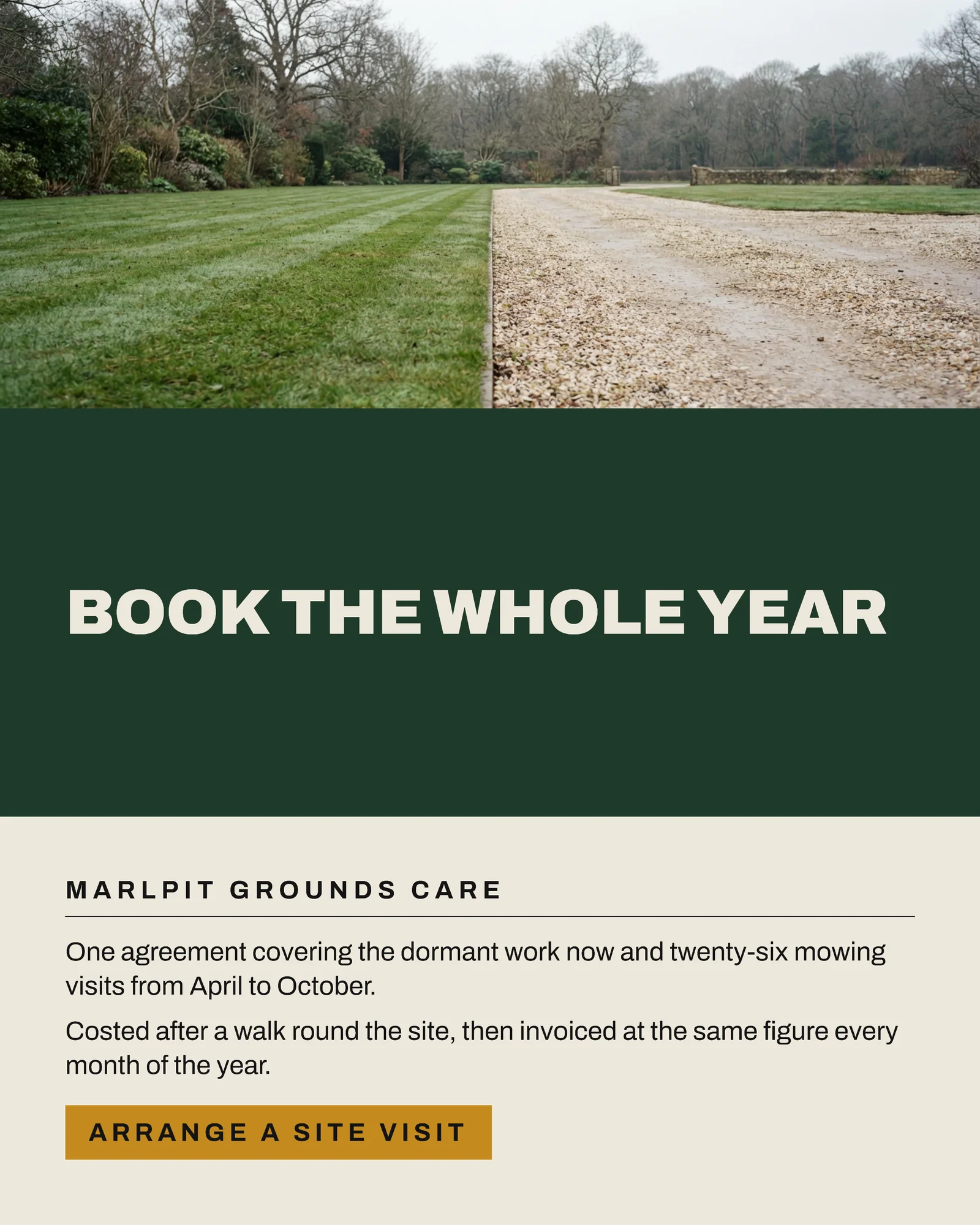 Bone Evergreen Three Band Grounds Care January Work Instagram Carousel — 4-panel Instagram carousel carousel template, page 4 of 4