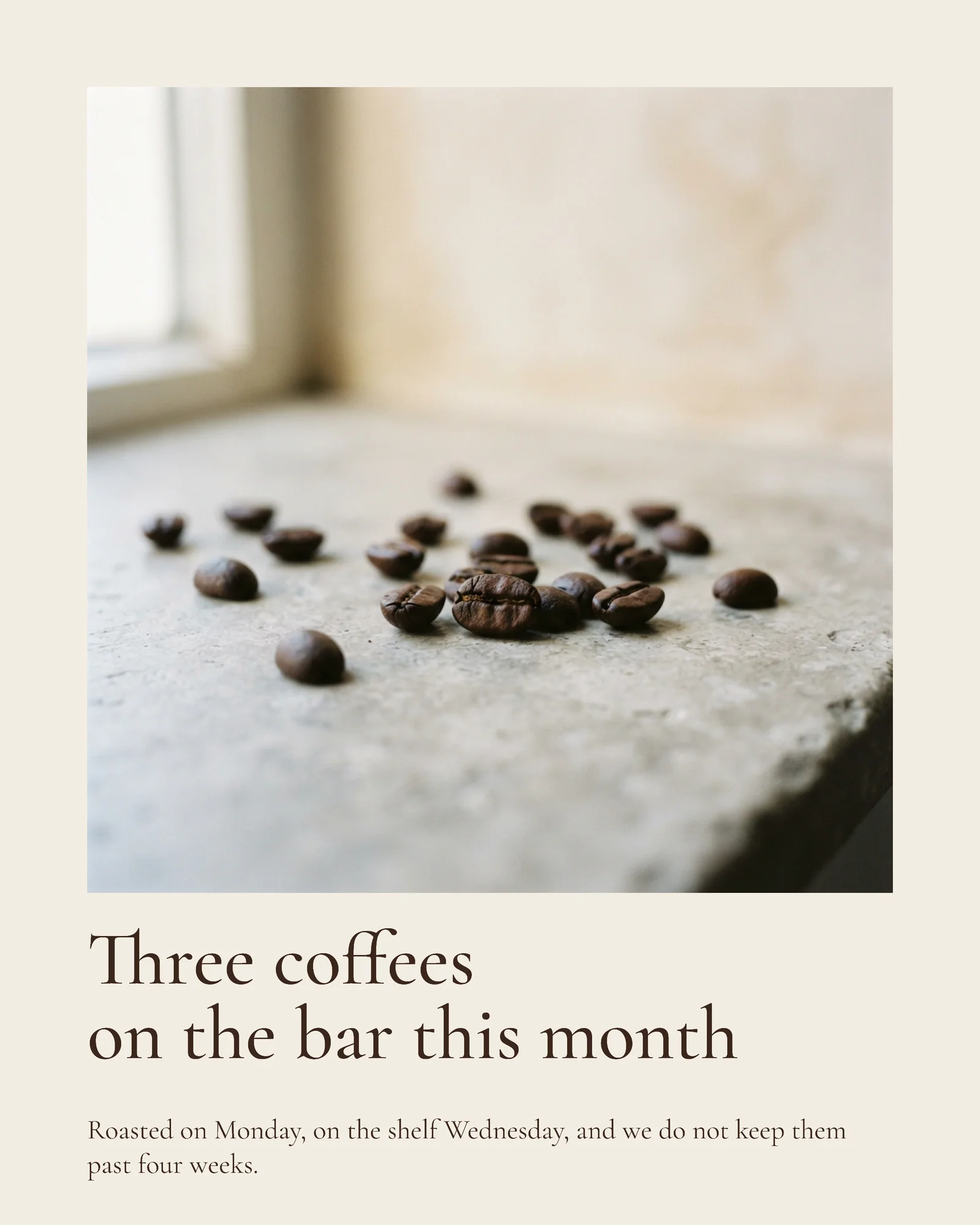Coffee Roastery Origin Spec Plates Facebook Carousel — 5-panel Instagram carousel carousel template, page 1 of 5