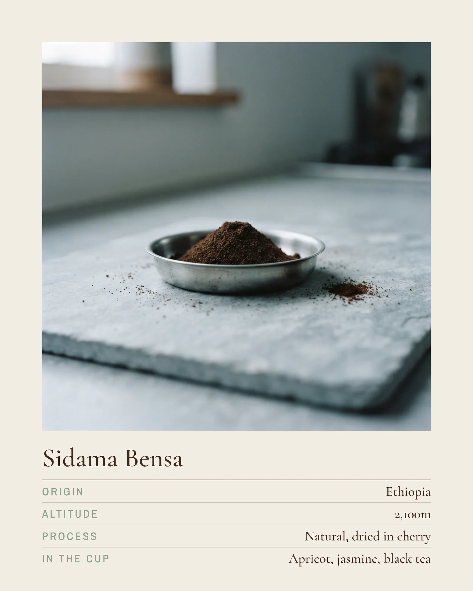 Coffee Roastery Origin Spec Plates Facebook Carousel — 5-panel Instagram carousel carousel template, page 4 of 5