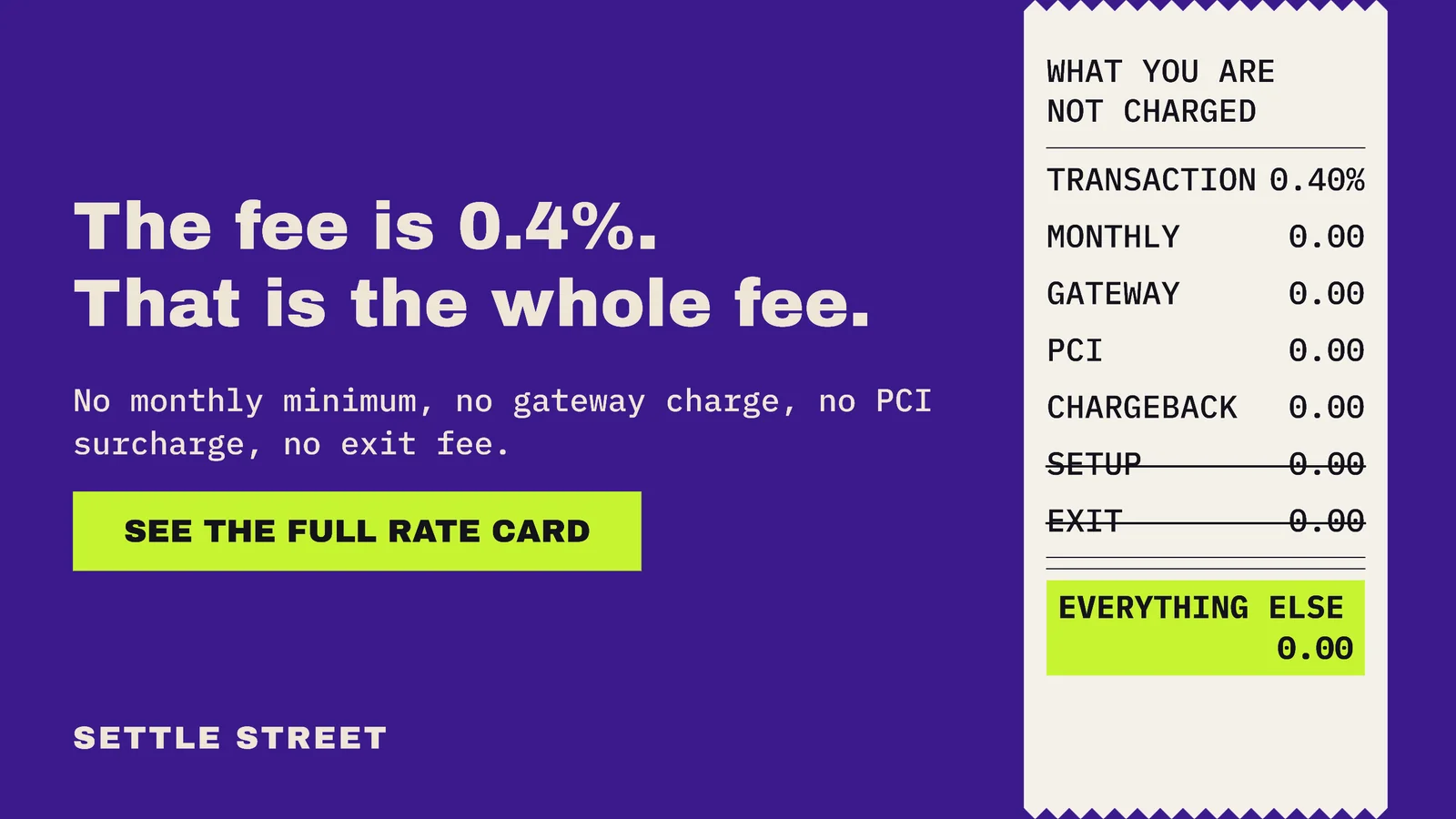 Nought Point Four Percent Payments YouTube Ad — 16:9 YouTube ad template