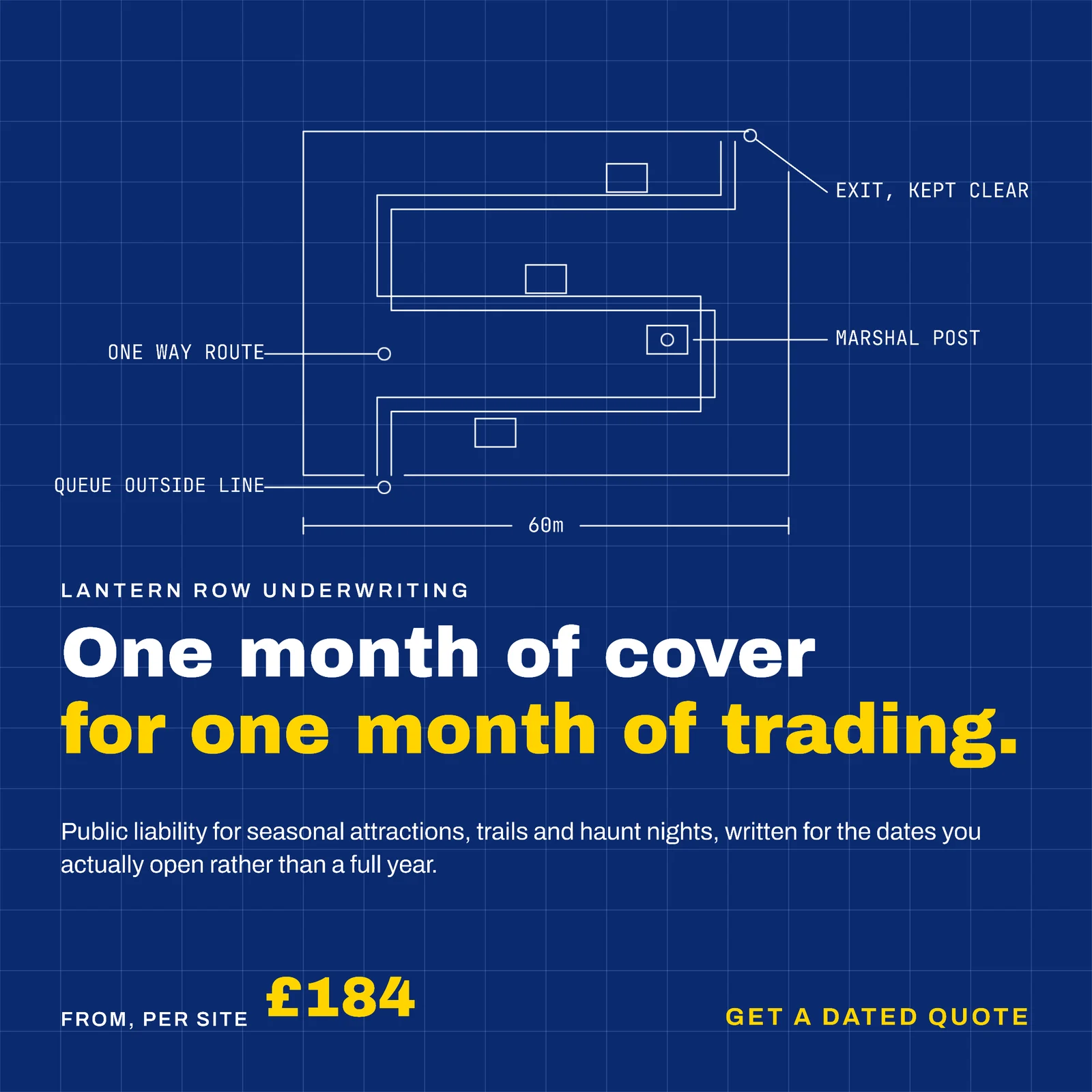 Event Liability Cover Blueprint LinkedIn Ad — 1:1 LinkedIn ad template