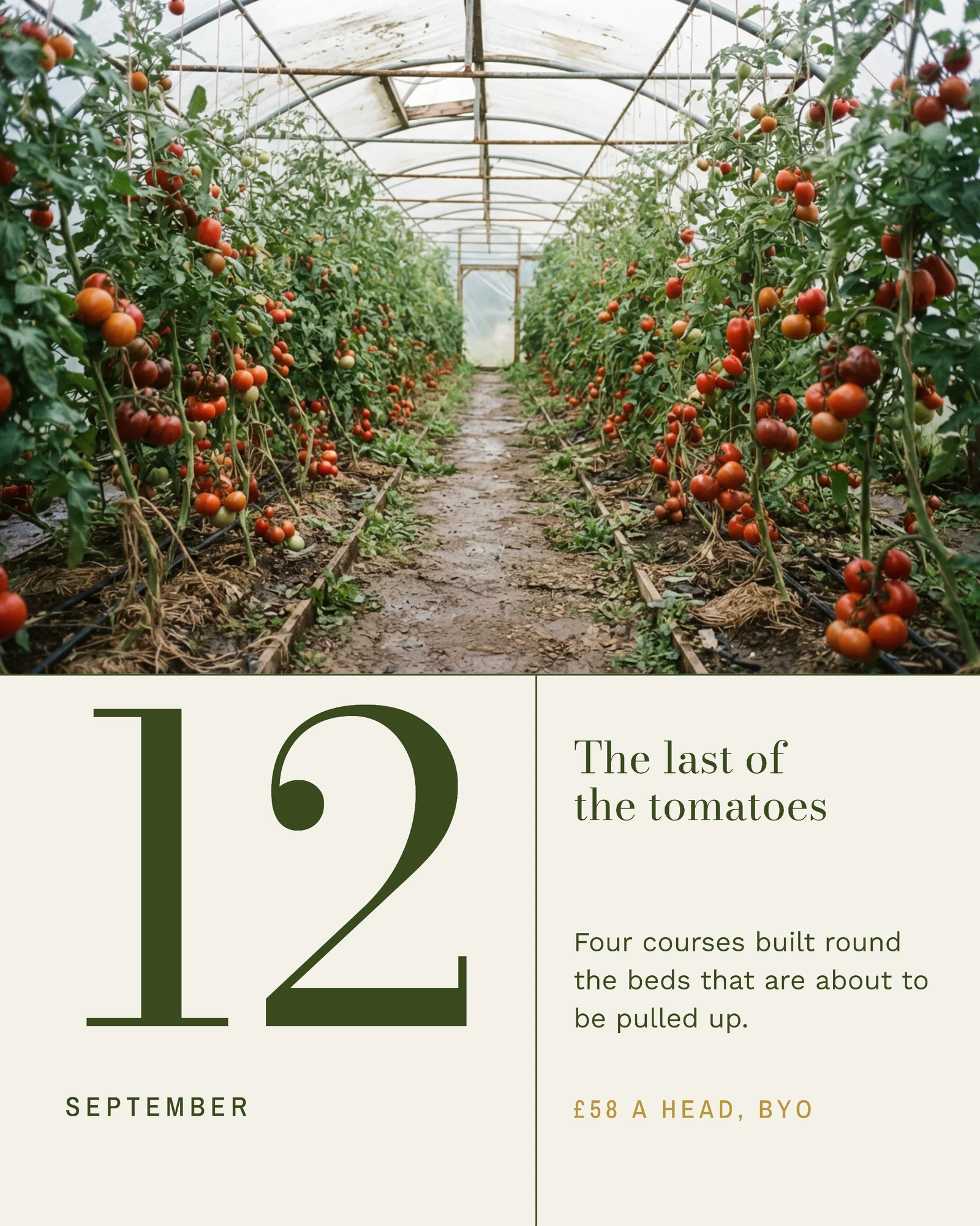 Farm Supper Series Date Blocks Facebook Carousel — 6-panel Instagram carousel carousel template, page 2 of 6