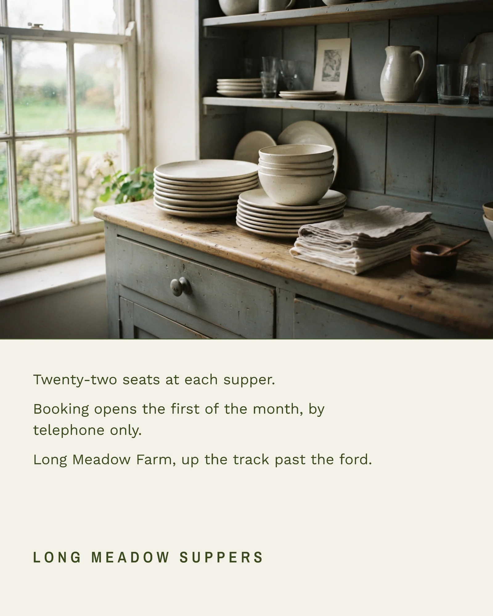 Farm Supper Series Date Blocks Facebook Carousel — 6-panel Instagram carousel carousel template, page 6 of 6