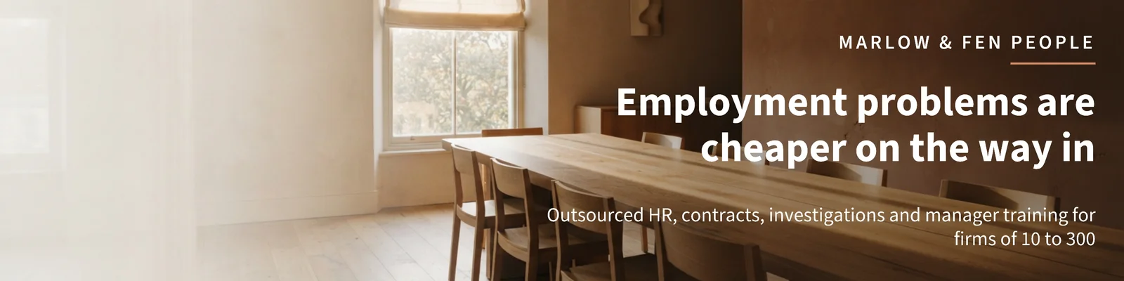 Clay Full Bleed HR Consultancy LinkedIn Banner — 4:1 LinkedIn banner template