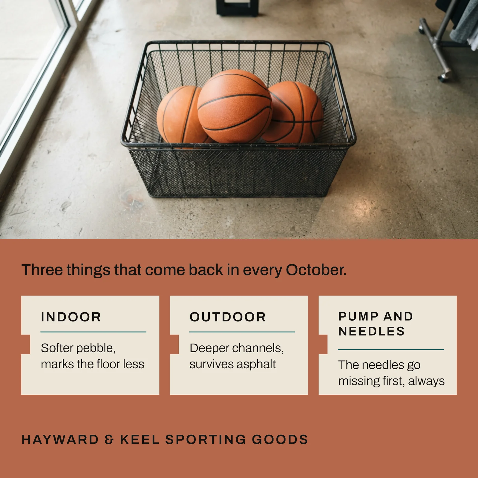 Basketball Season Sporting Goods Instagram Post — 1:1 Instagram post template