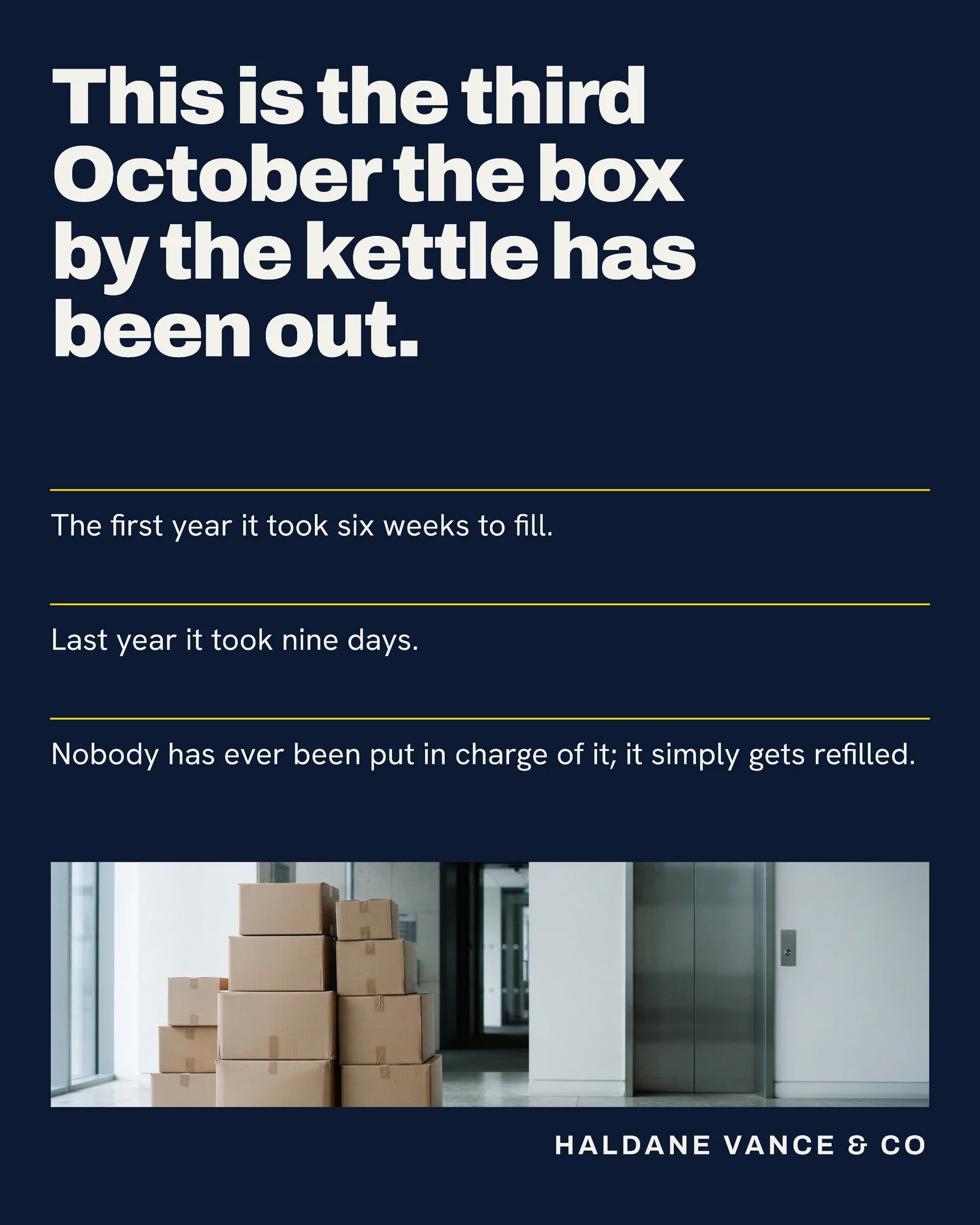 Third October The Box Has Been Out Facebook Post — 4:5 Facebook post template