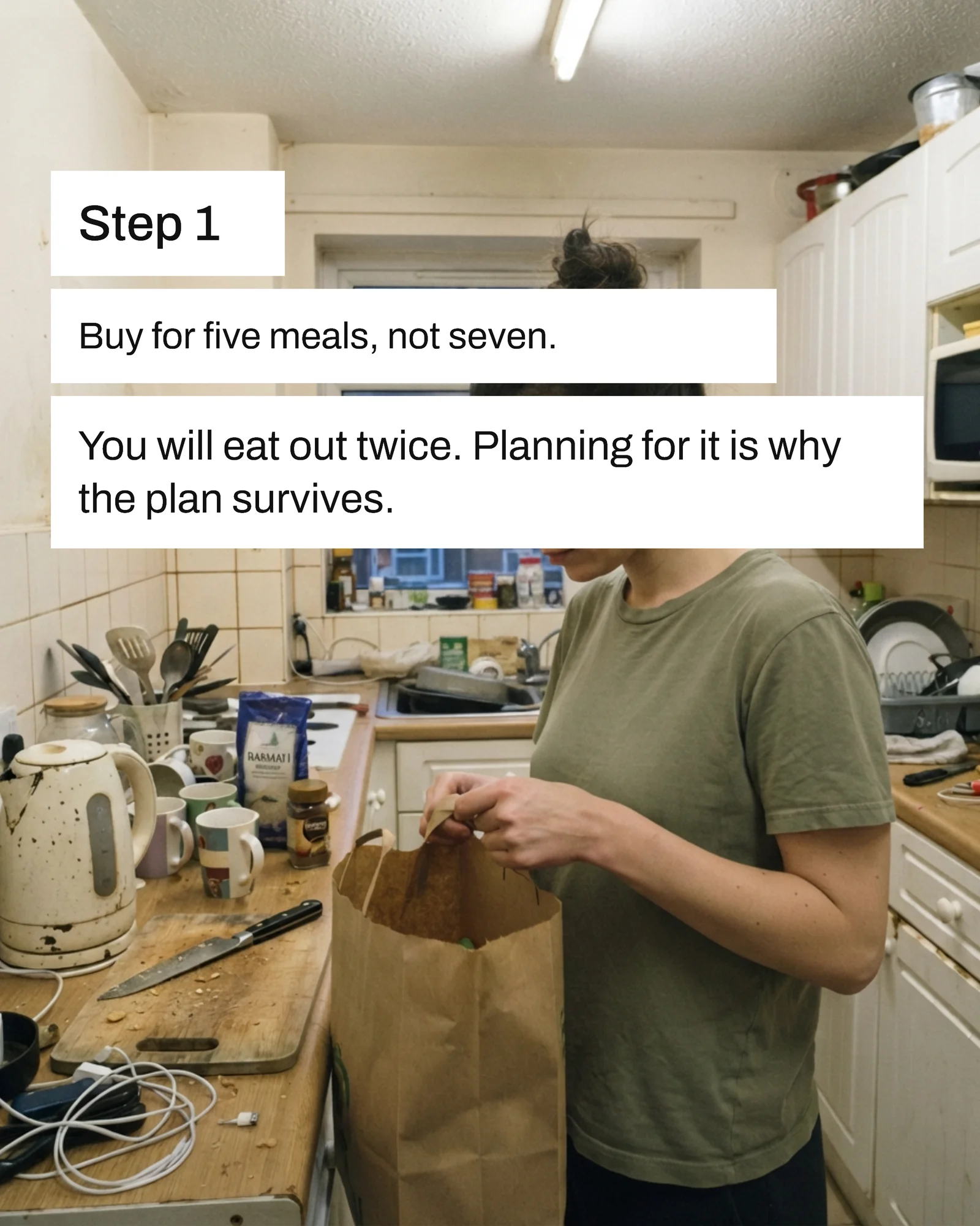 Magenta lime meal prep steps carousel — 5-panel Instagram carousel carousel template, page 2 of 5
