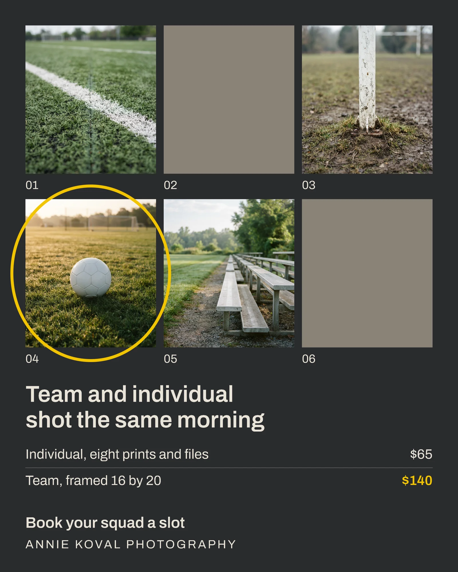 Football Team Photo Day Instagram Ad — 4:5 Instagram ad template