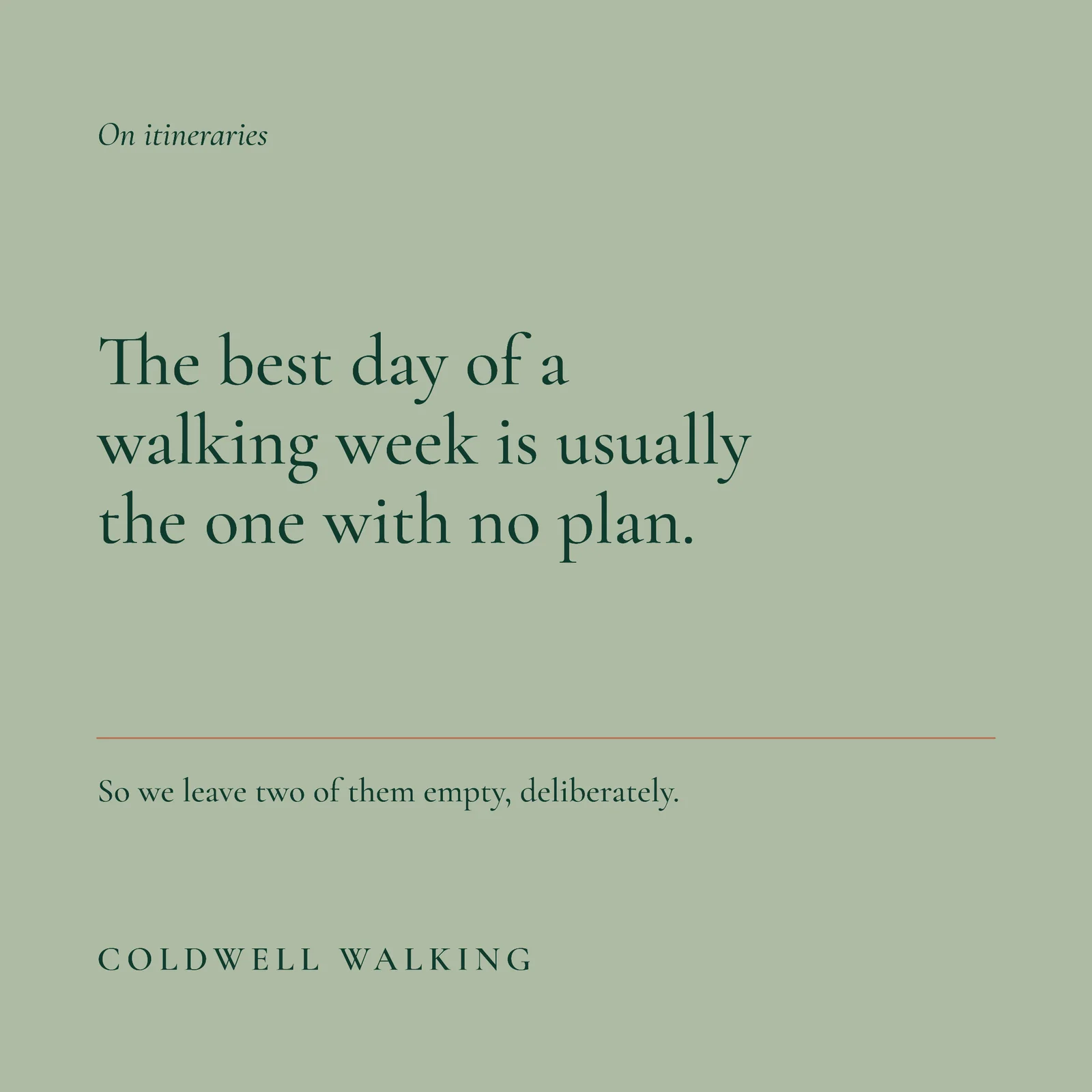 Day With No Plan Instagram Post — 1:1 Instagram post template