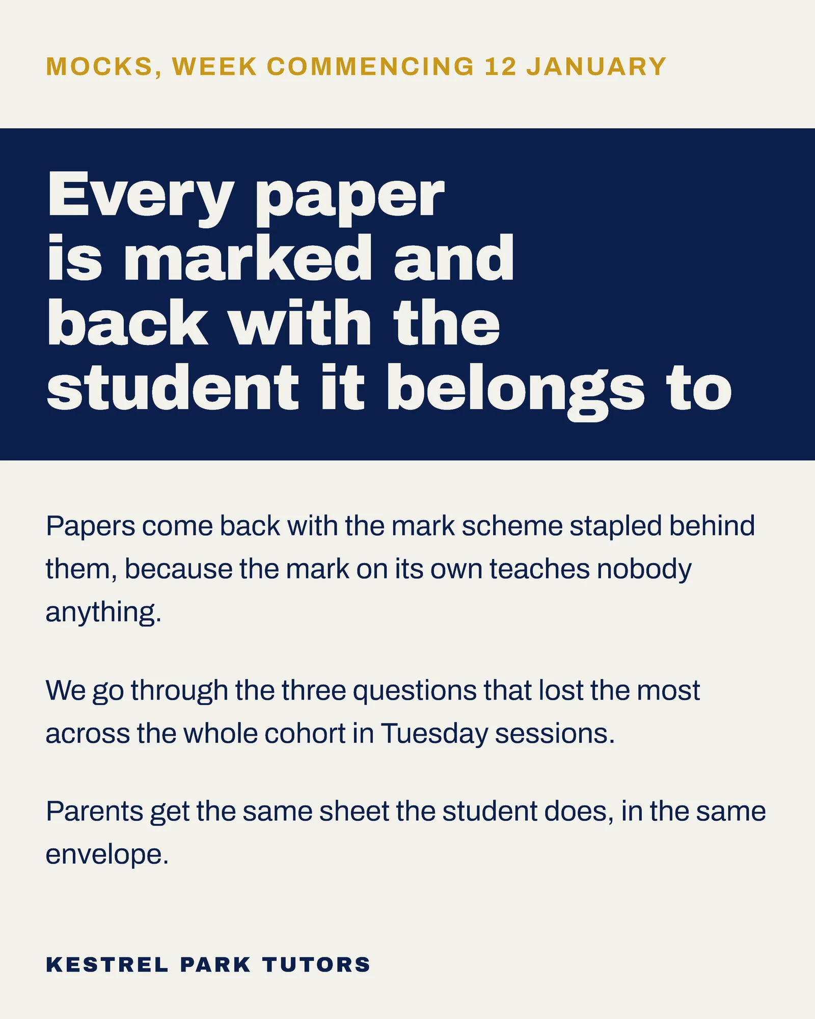 Mock Results Are Back Instagram Post — 4:5 Instagram post template