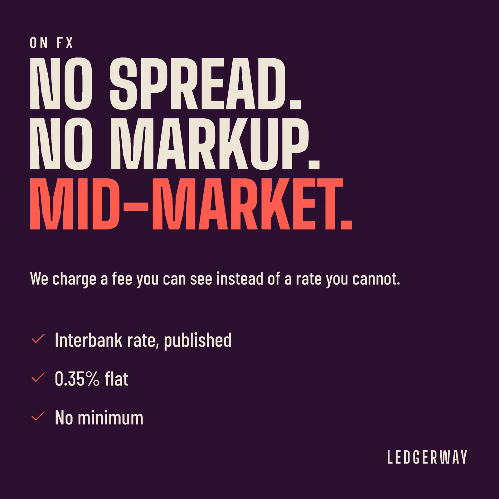 No Hidden Fx Instagram Ad — 1:1 Instagram ad template