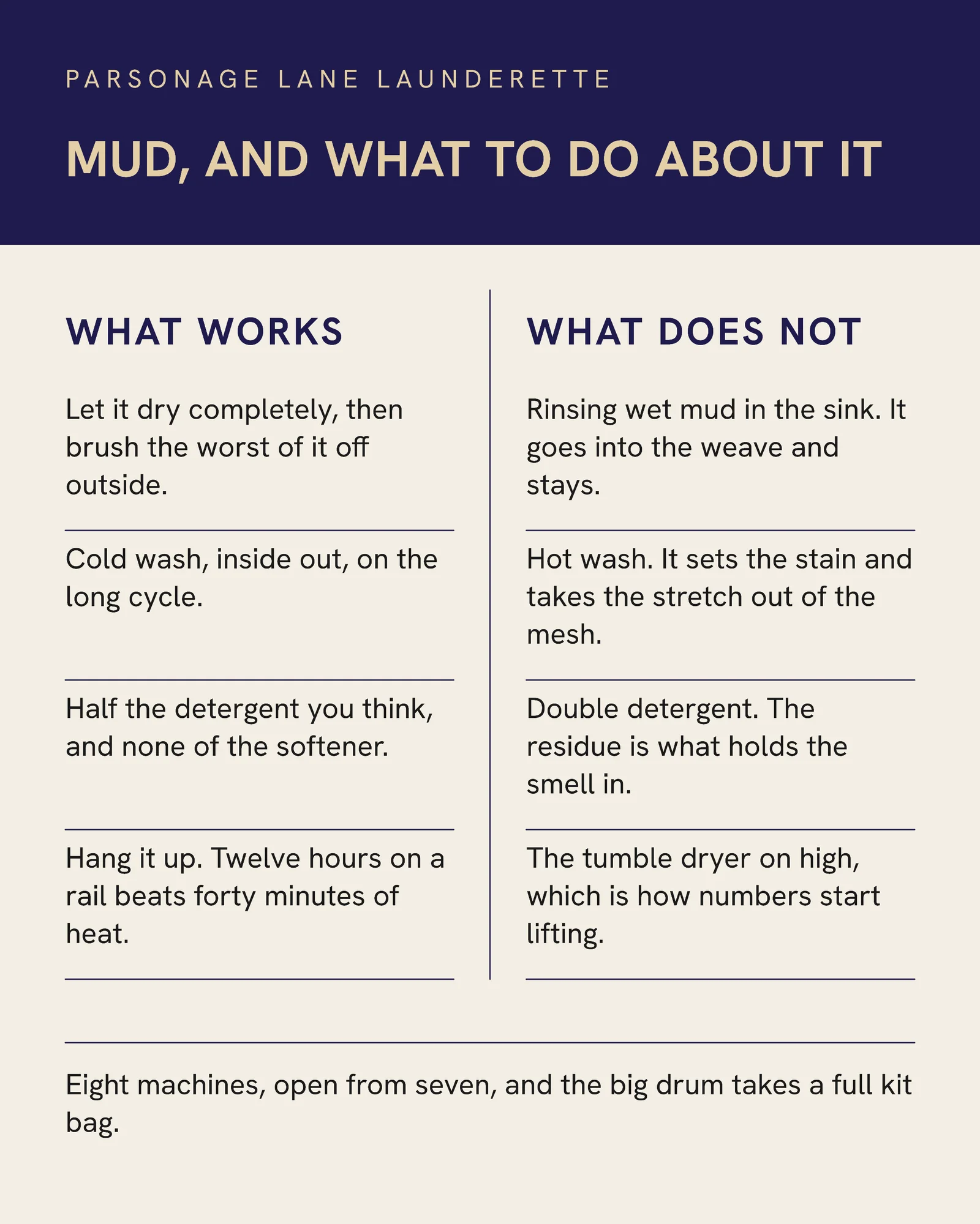 Indigo Sand Two Column Launderette Football Instagram Post — 4:5 Instagram post template