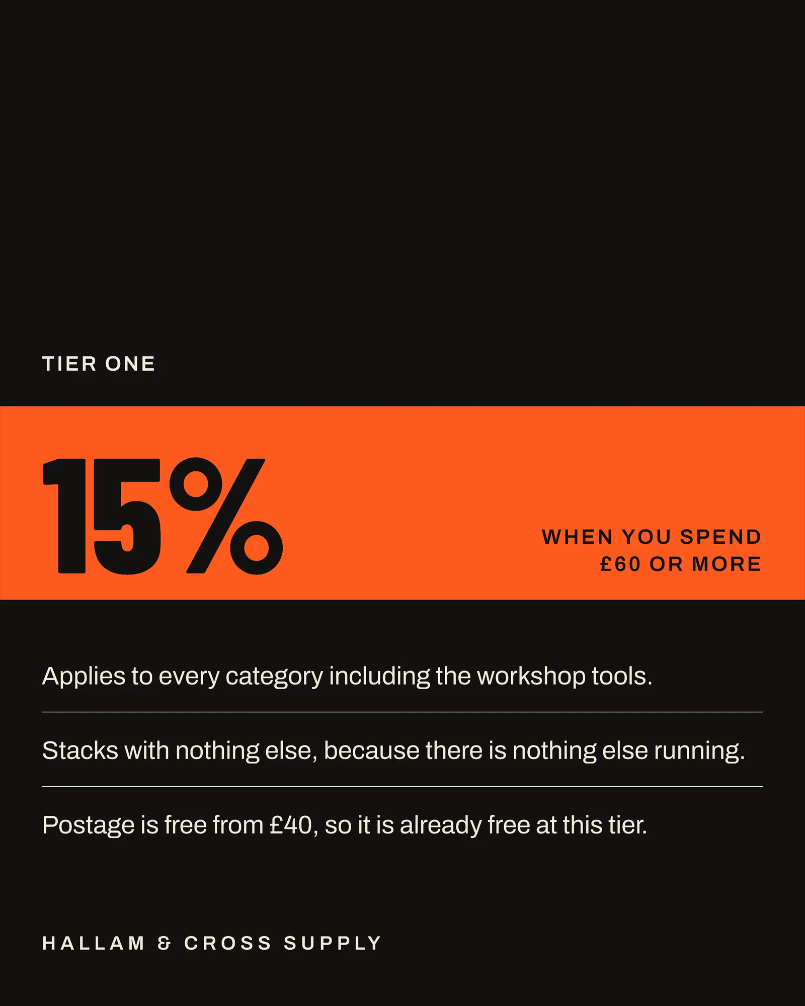 Onyx Discount Ladder Online Supply Black Friday Tiers Instagram Carousel — 5-panel Instagram carousel carousel template, page 2 of 5