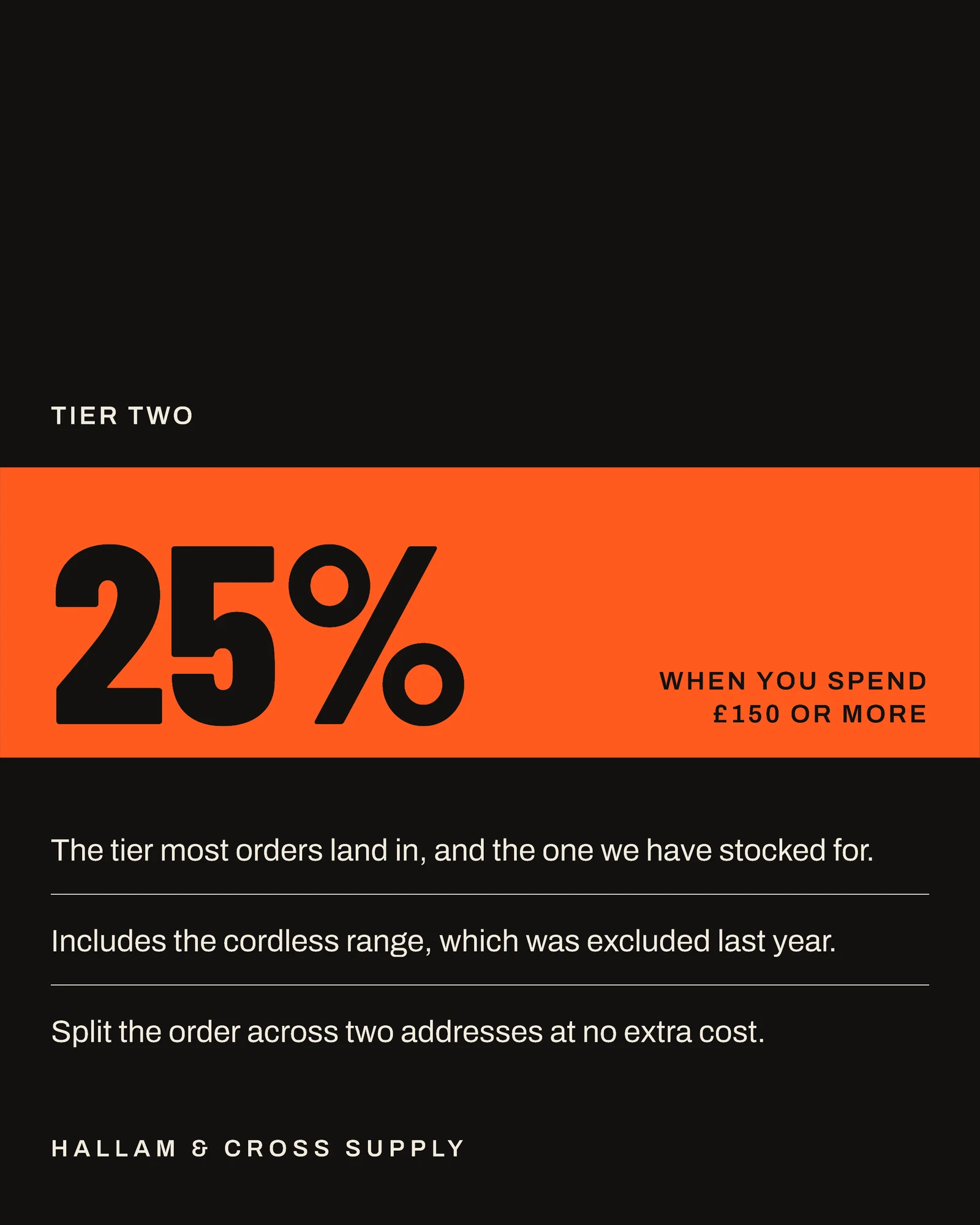 Onyx Discount Ladder Online Supply Black Friday Tiers Instagram Carousel — 5-panel Instagram carousel carousel template, page 3 of 5