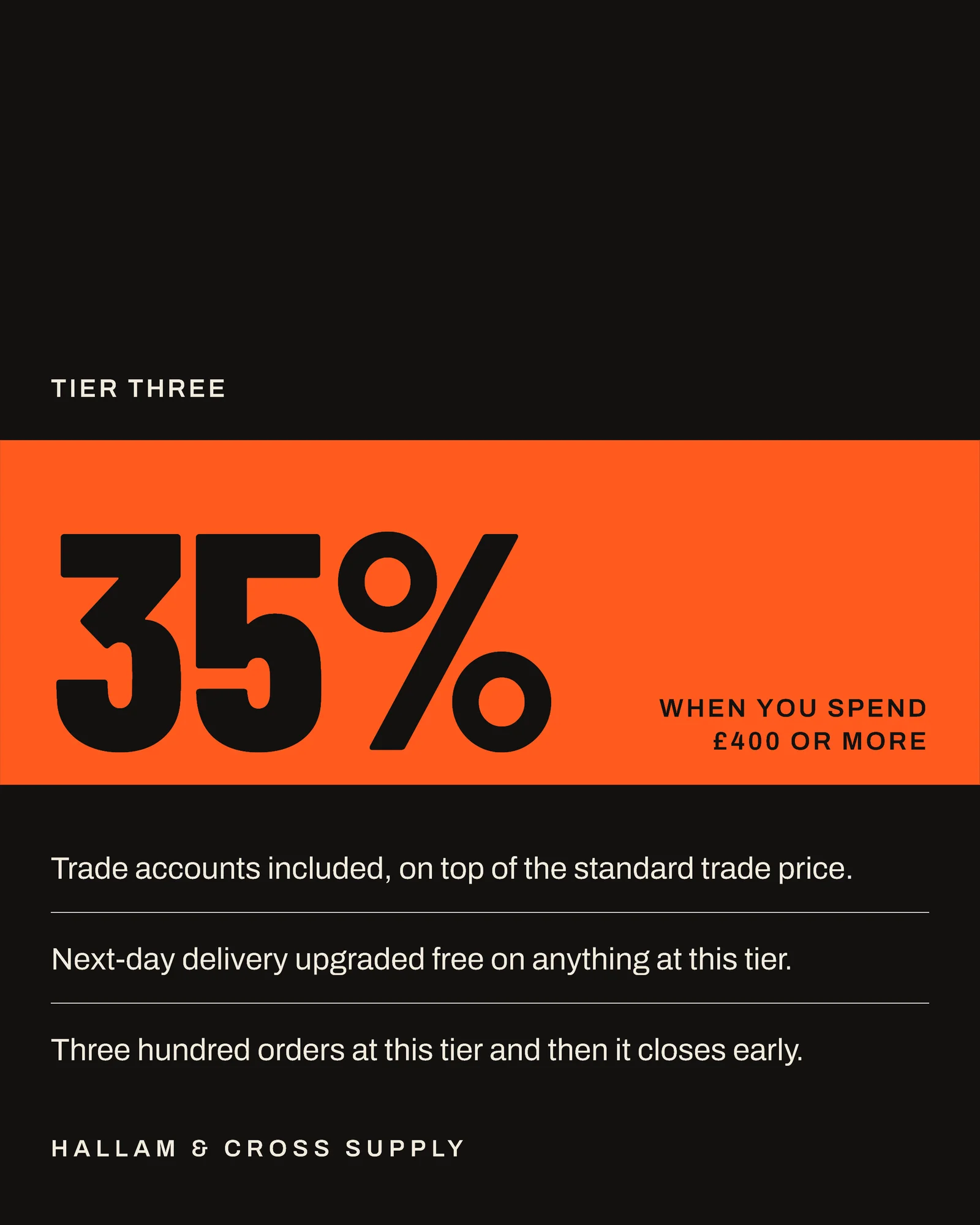 Onyx Discount Ladder Online Supply Black Friday Tiers Instagram Carousel — 5-panel Instagram carousel carousel template, page 4 of 5