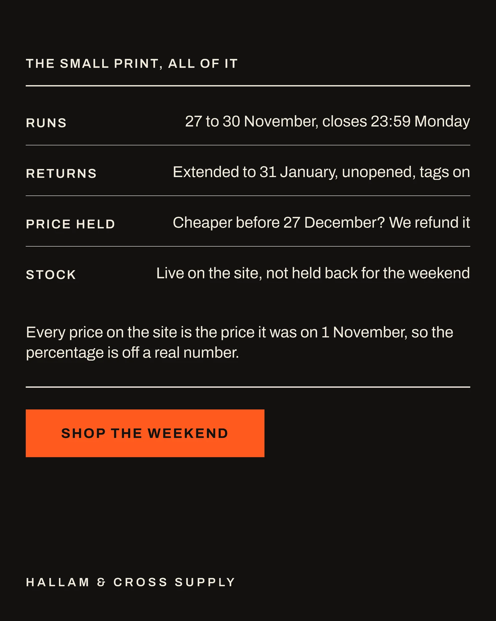 Onyx Discount Ladder Online Supply Black Friday Tiers Instagram Carousel — 5-panel Instagram carousel carousel template, page 5 of 5