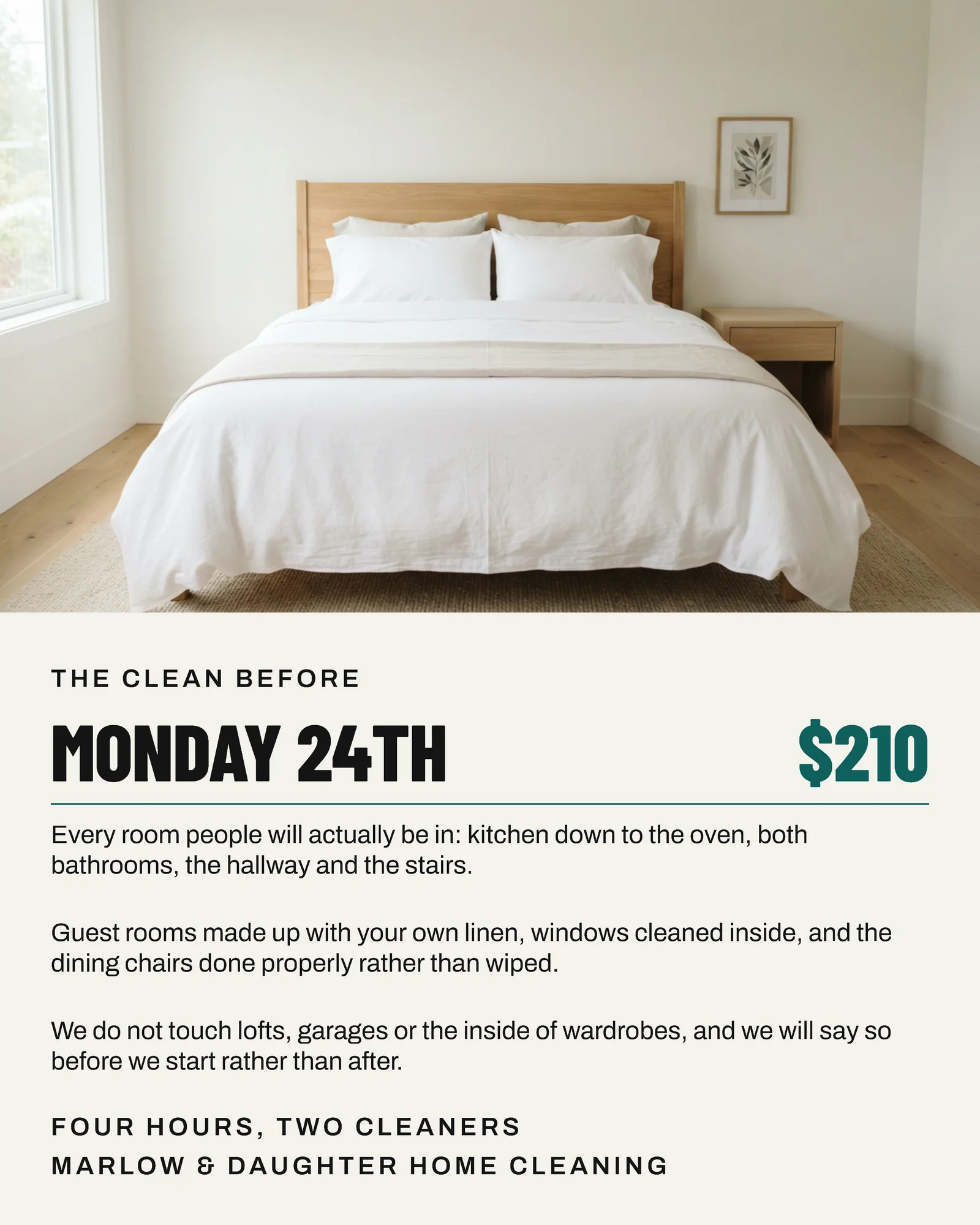 Chalk Horizon Halves Home Cleaning Thanksgiving Before And After Instagram Carousel — 5-panel Instagram carousel carousel template, page 2 of 5