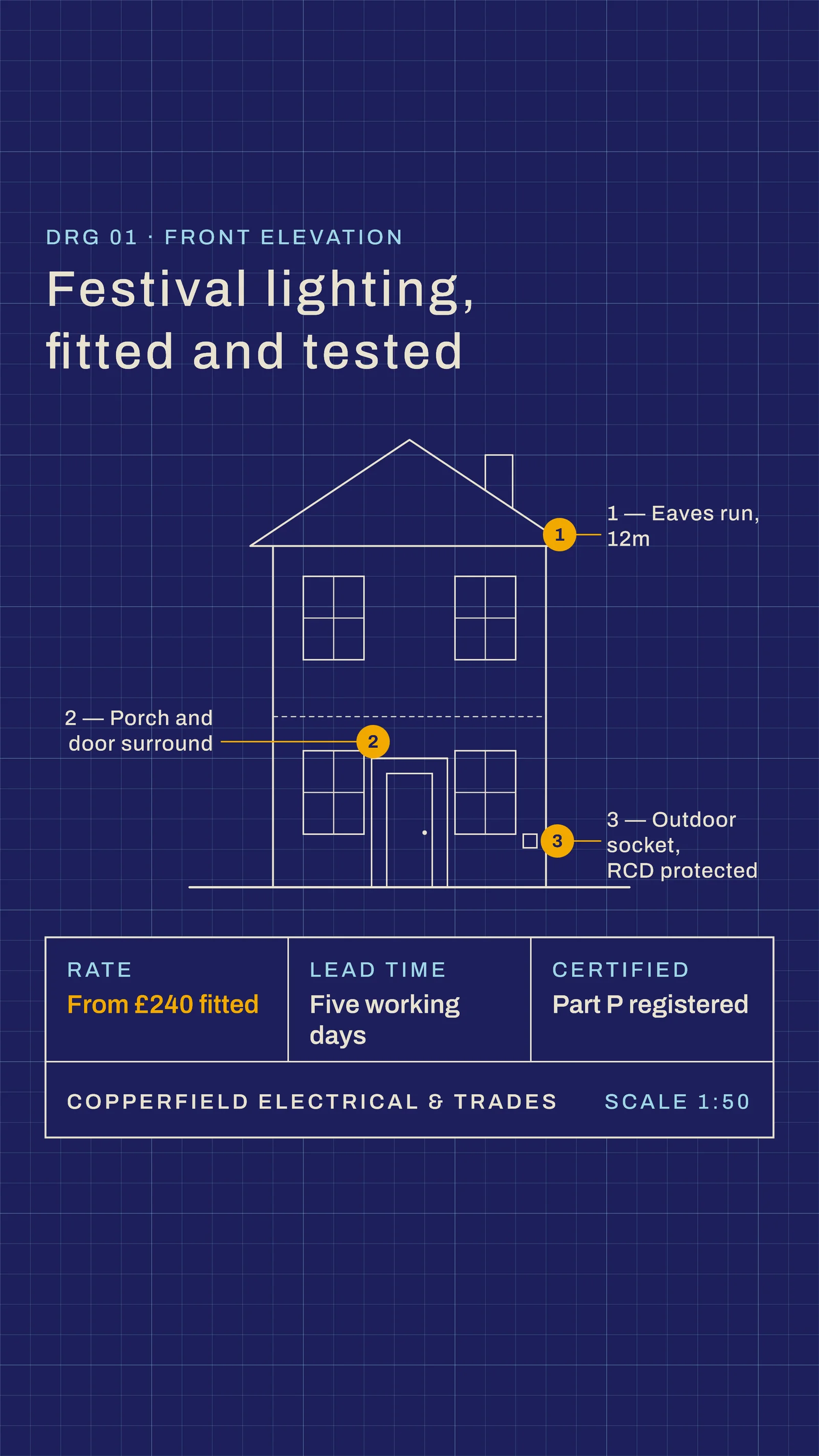 Diwali Lighting Install Facebook Story — 9:16 Facebook story template