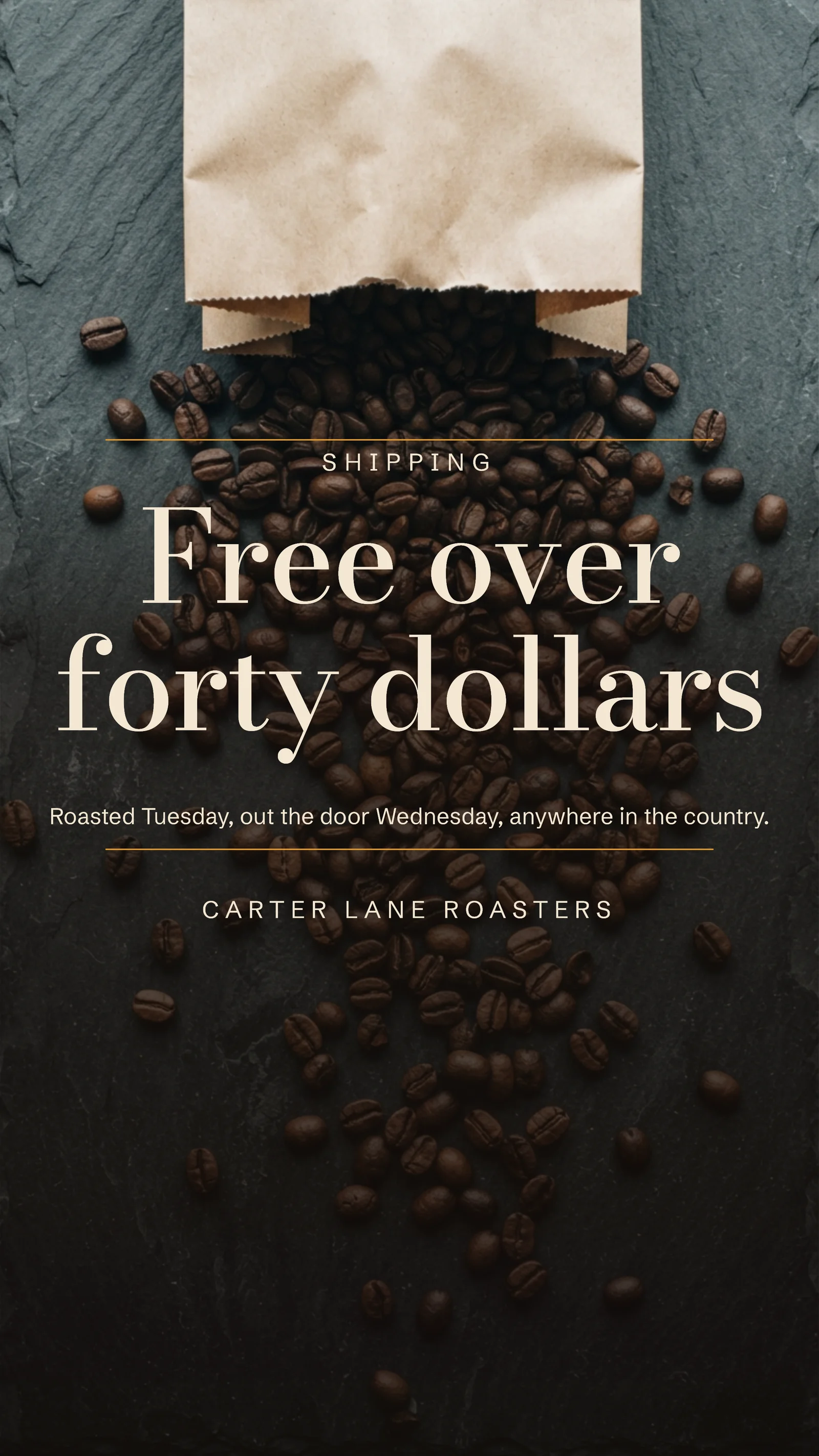 Espresso Centre Stack Coffee Roaster Free Shipping Instagram Story — 9:16 Instagram story template