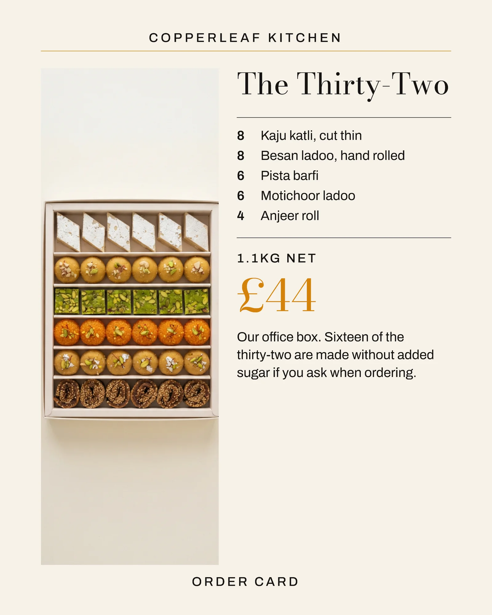 Ivory Saffron Overhead Tray Price Grid Caterer Diwali Boxes Instagram Carousel — 5-panel Instagram carousel carousel template, page 3 of 5