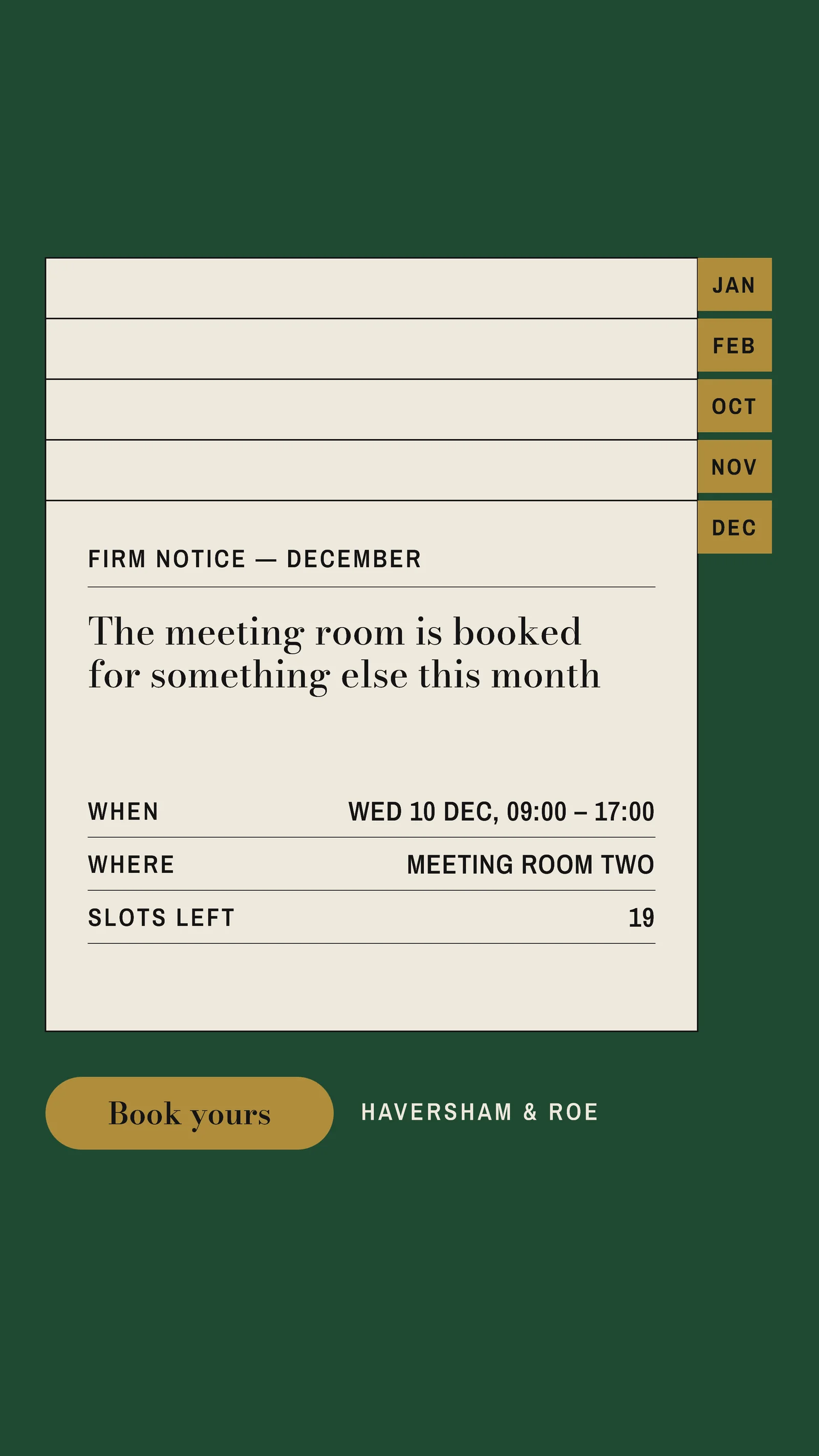 Forest Brass Case Tabs Law Firm Blood Drive Instagram Story — 9:16 Instagram story template