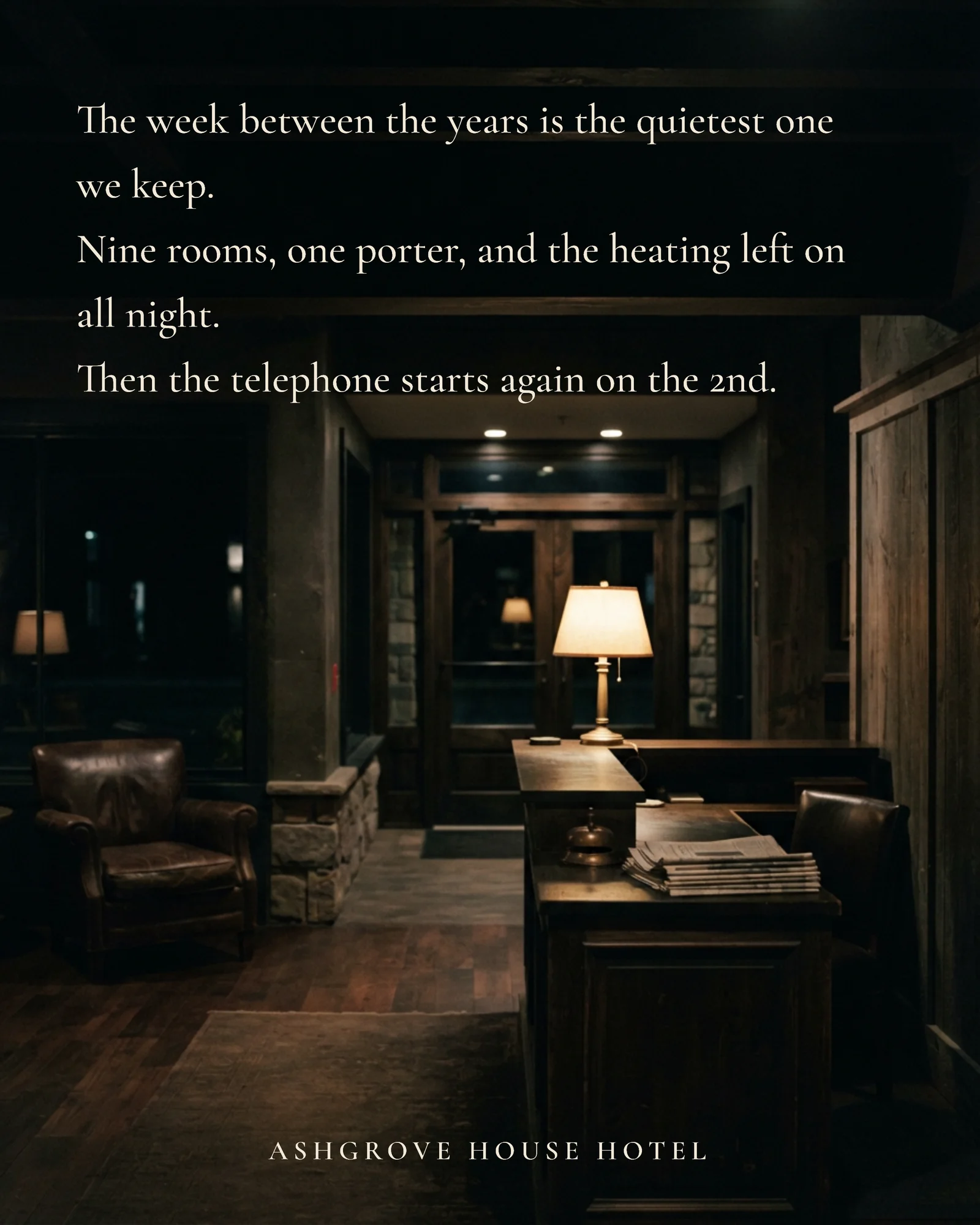 Between The Years Hotel Instagram Post — 4:5 Instagram post template