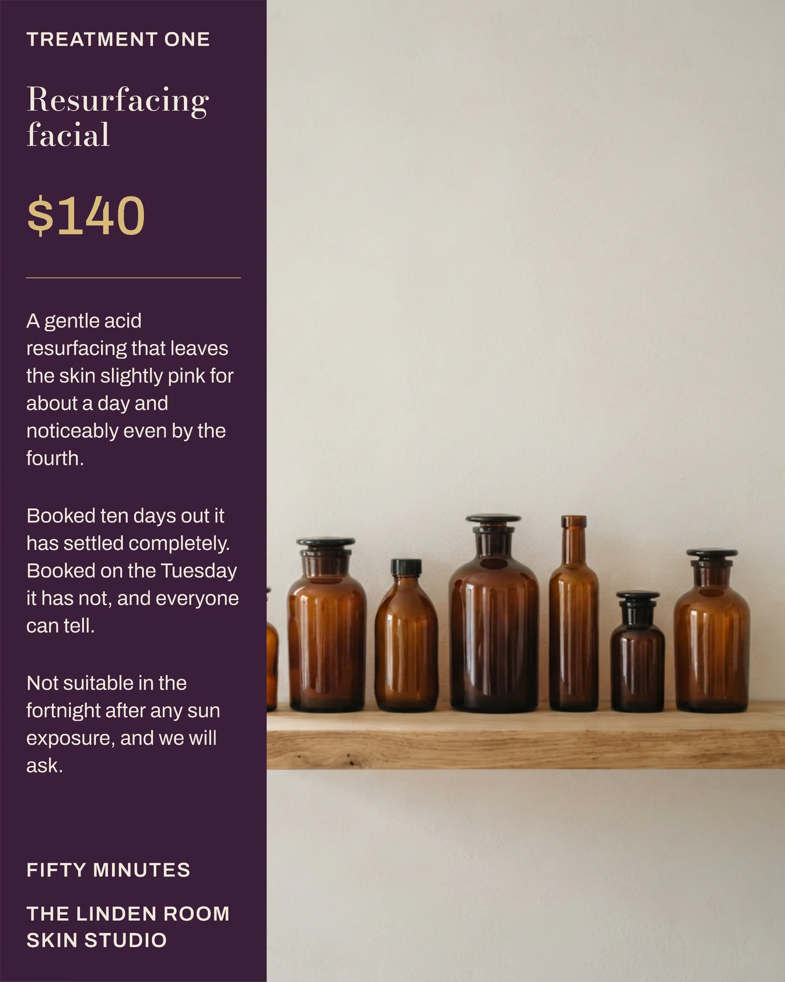 Plum Side Rail Skin Studio Thanksgiving Week Before Instagram Carousel — 5-panel Instagram carousel carousel template, page 2 of 5
