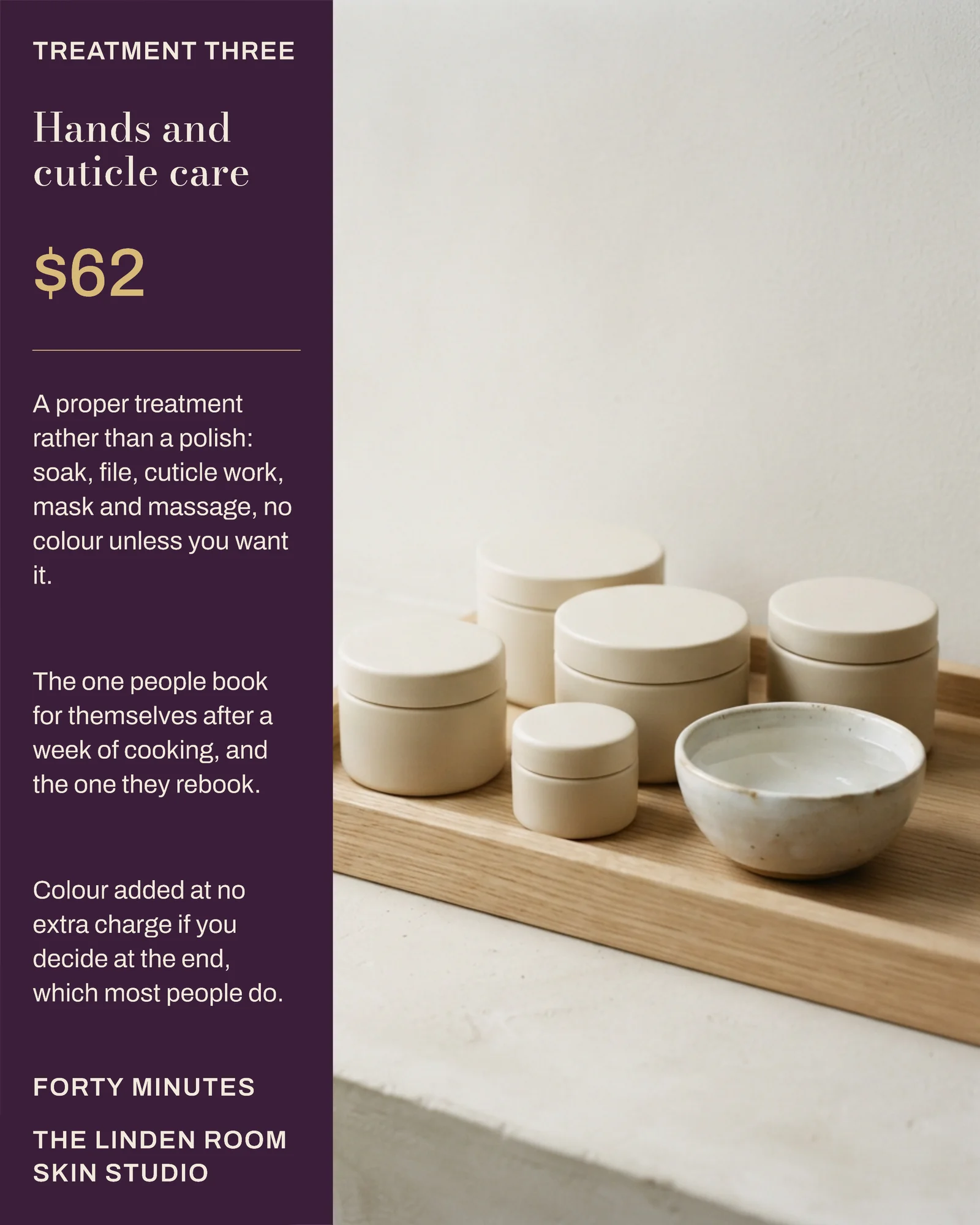 Plum Side Rail Skin Studio Thanksgiving Week Before Instagram Carousel — 5-panel Instagram carousel carousel template, page 4 of 5