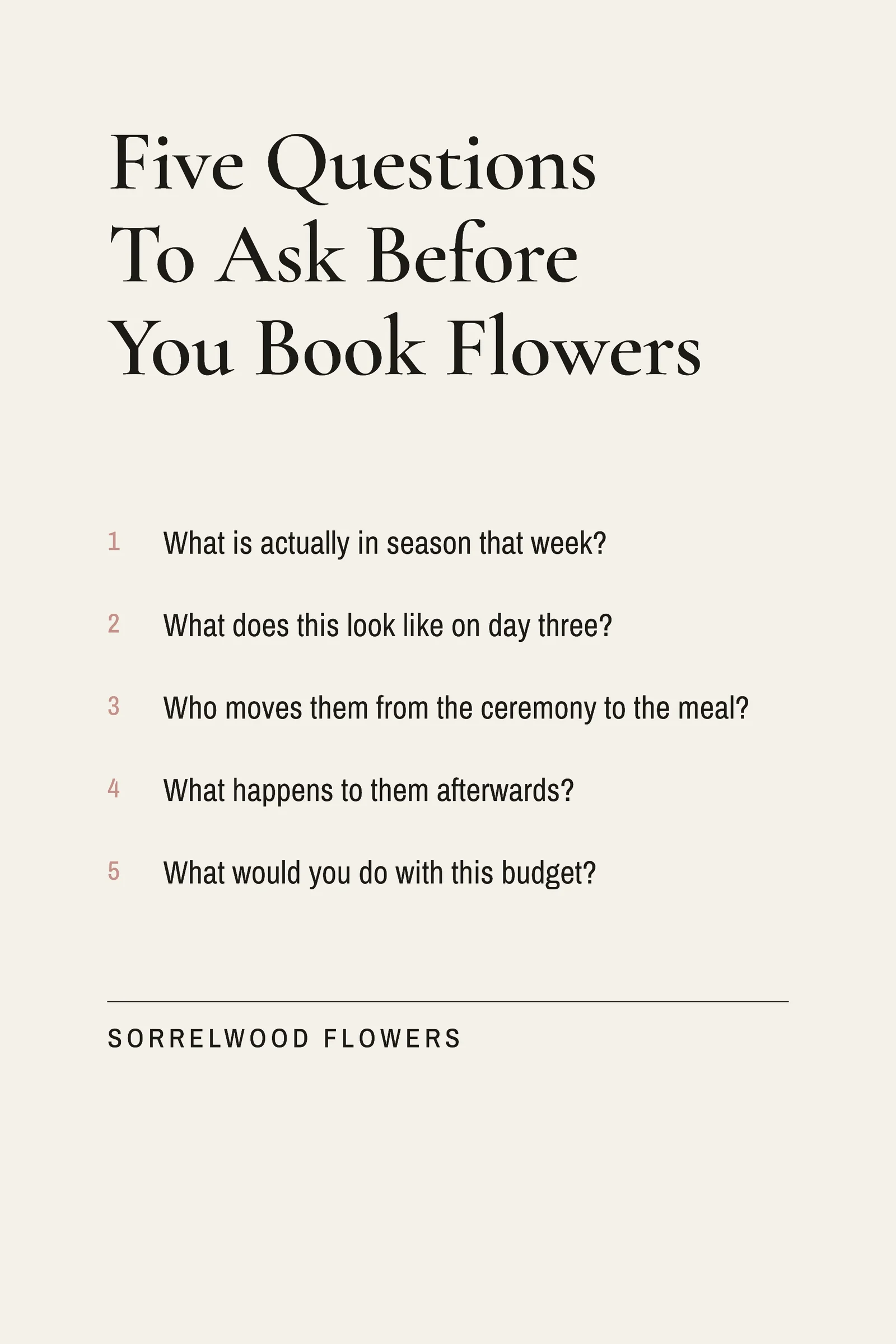 What To Ask A Florist Pinterest Pin — 2:3 Pinterest pin template