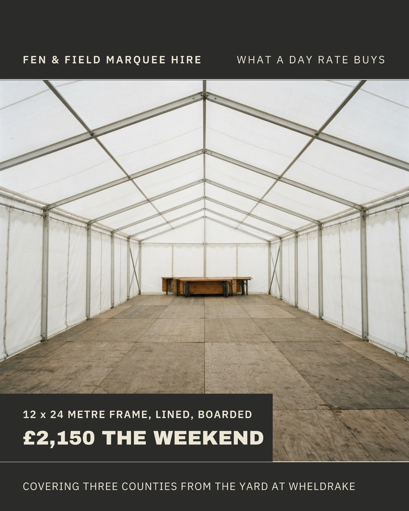 Charcoal Brass Availability Board Marquee Hire Black Friday Facebook Carousel — 4-panel Facebook carousel carousel template, page 3 of 4