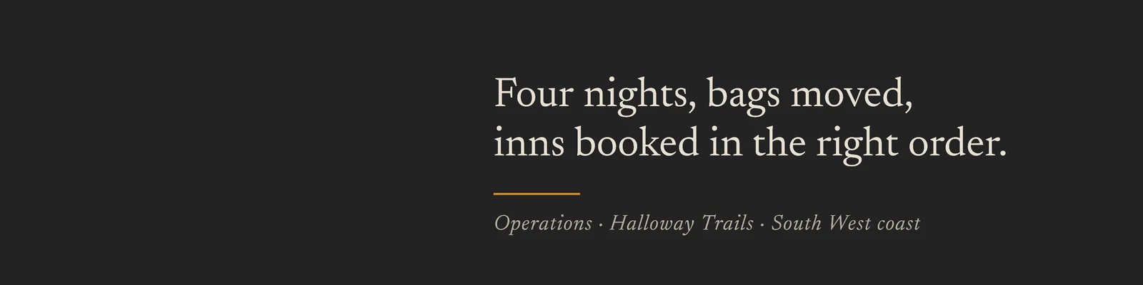 Operations Lead LinkedIn Banner — 4:1 LinkedIn banner template