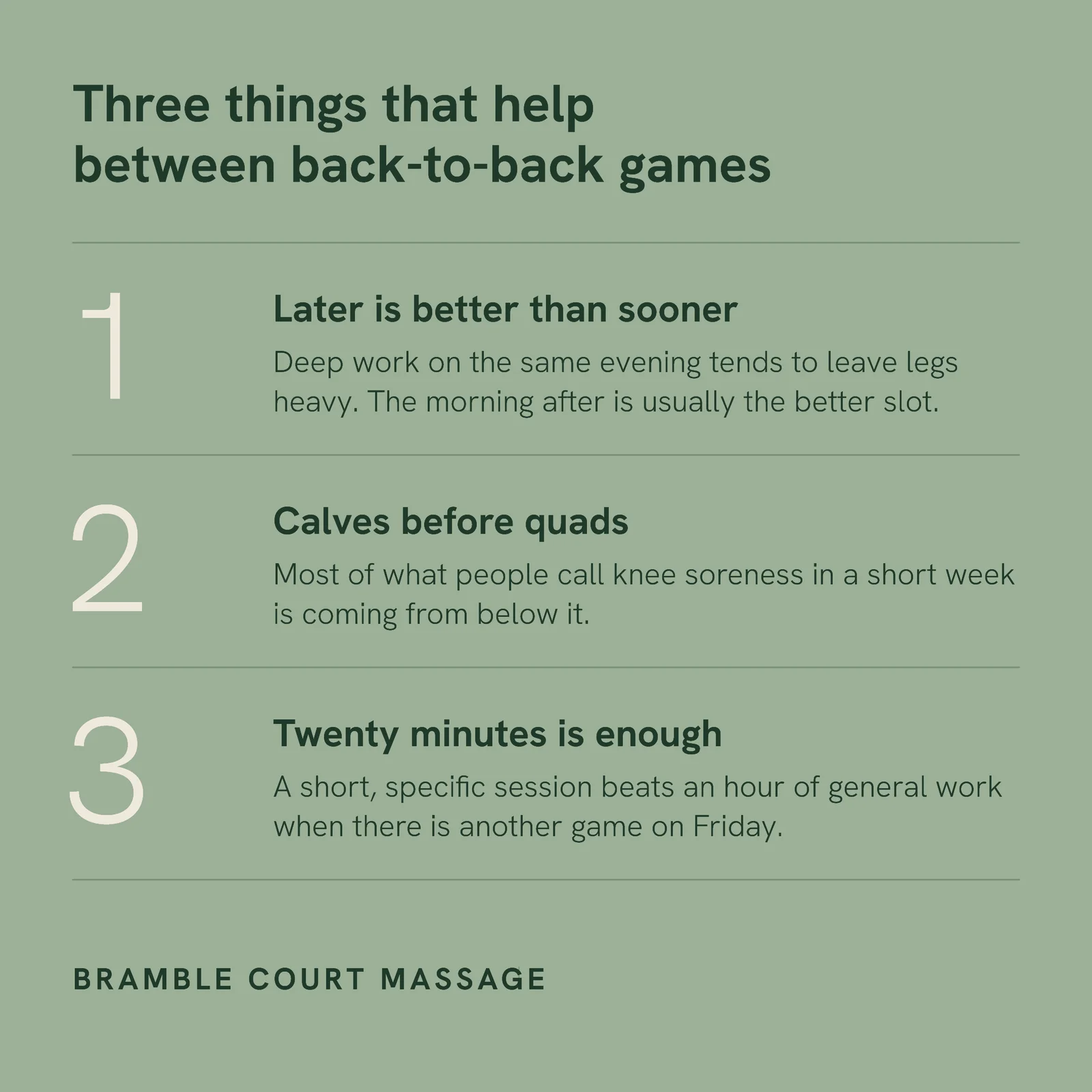Basketball Recovery Massage Instagram Post — 1:1 Instagram post template