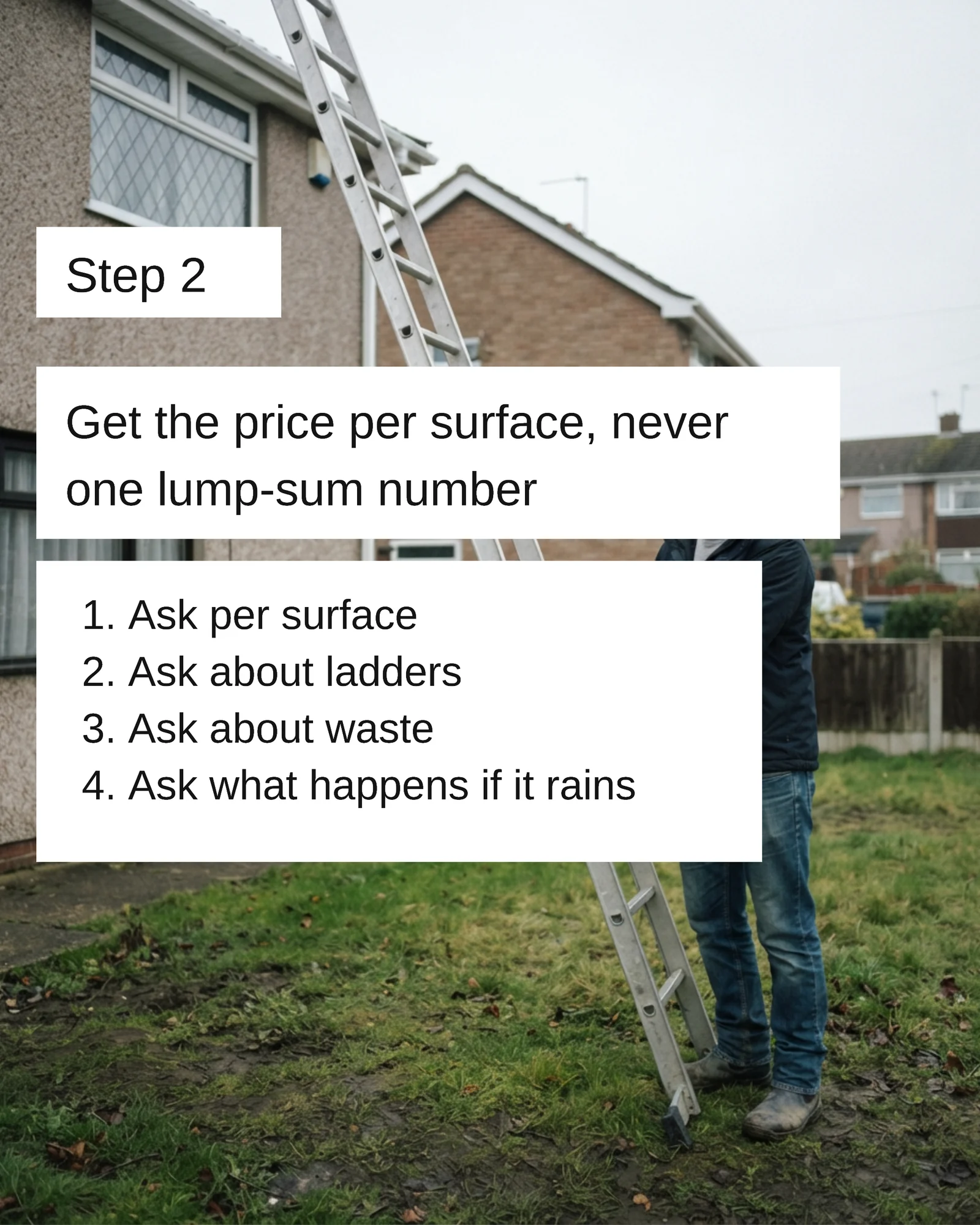 Hook and Steps Exterior Cleaning Carousel — 5-panel Instagram carousel carousel template, page 3 of 5