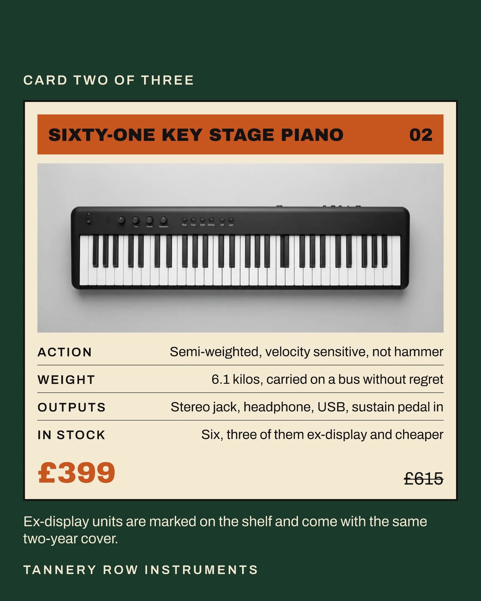 Forest Trading Card Instrument Shop Black Friday Overstock Instagram Carousel — 5-panel Instagram carousel carousel template, page 3 of 5