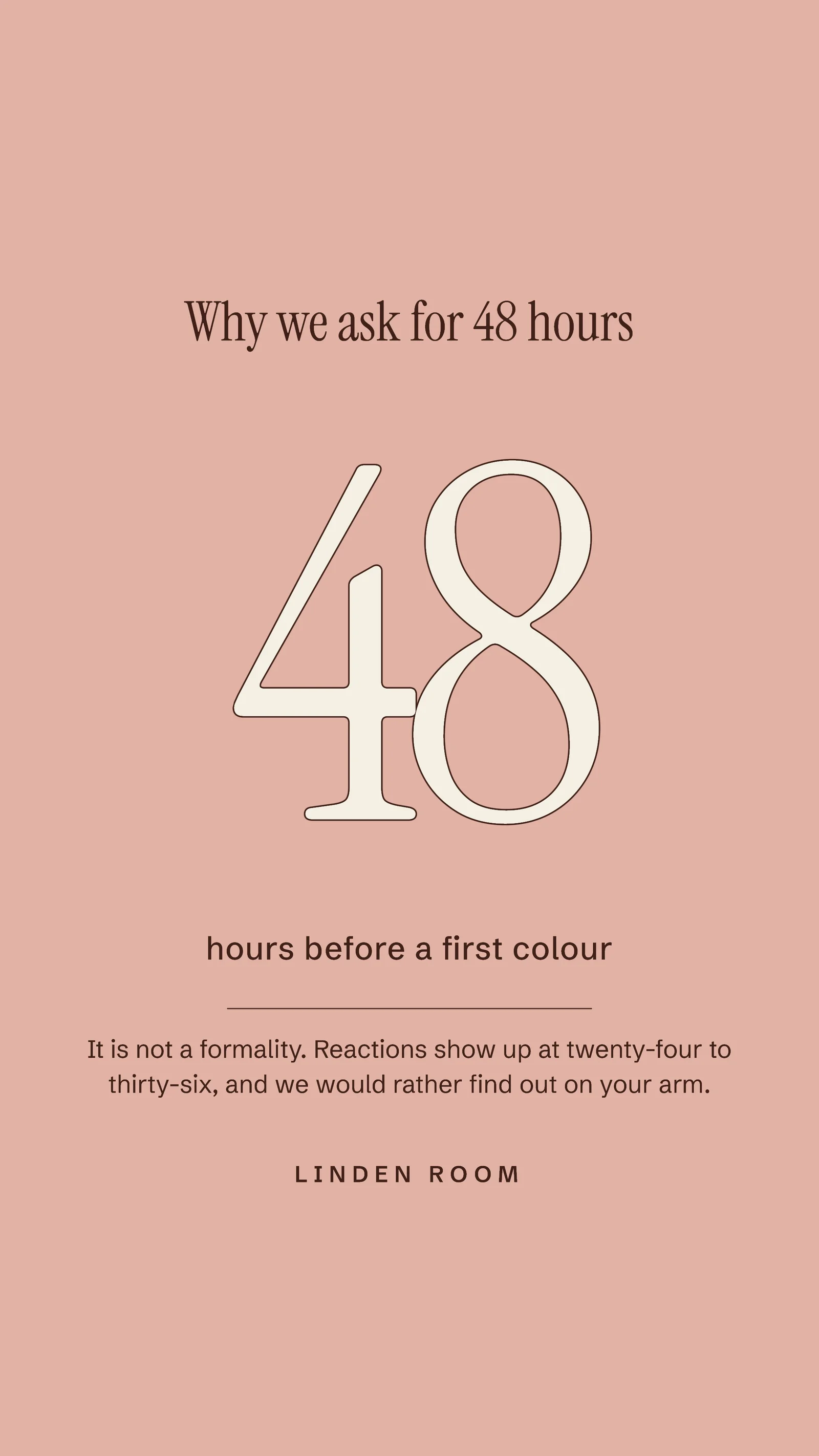 Blush Patch Test 48 Hours FB Story — 9:16 Facebook story template