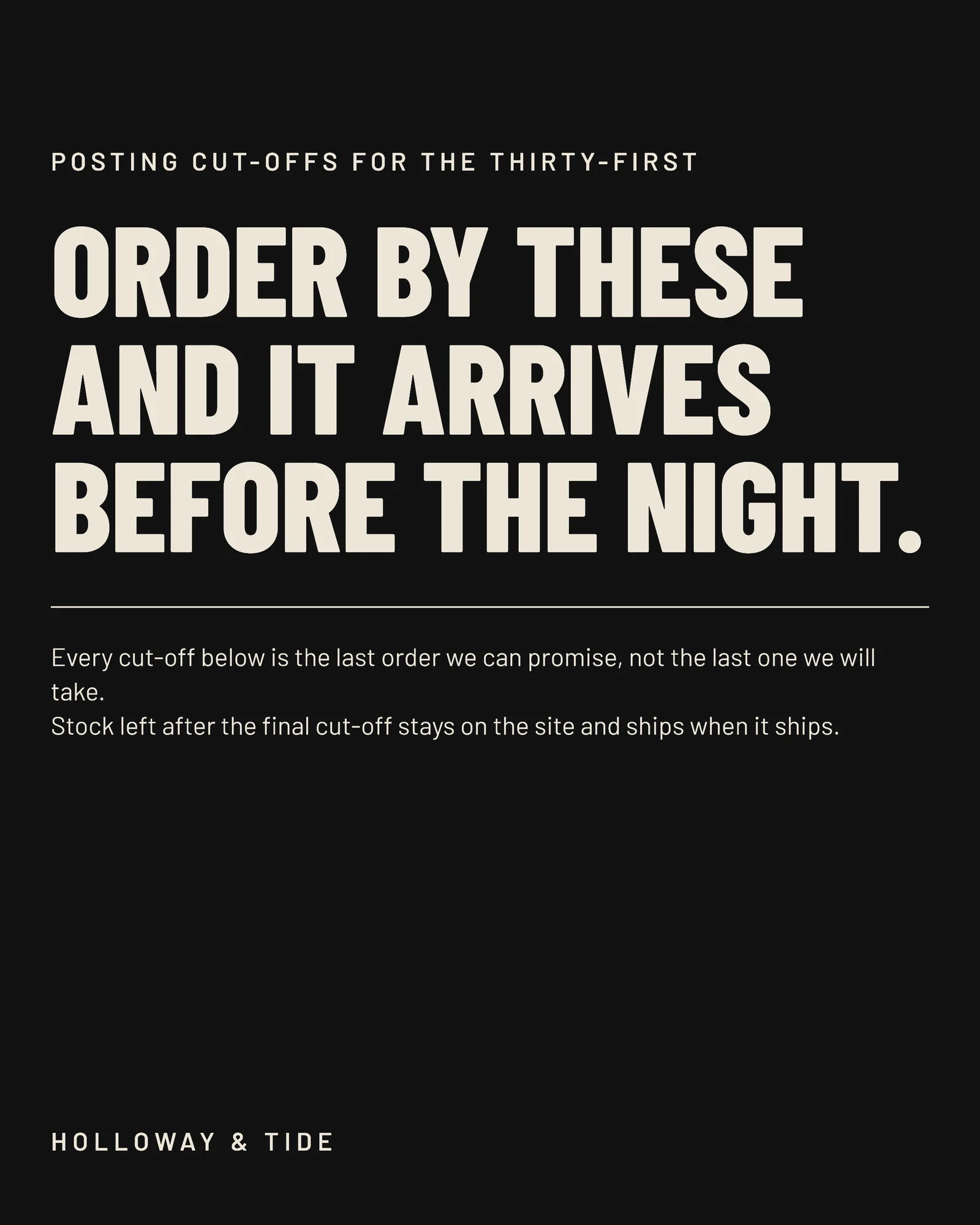 Ink Departure Board Online Shop Halloween Posting Cut-Offs Facebook Carousel — 4-panel Facebook carousel carousel template, page 1 of 4