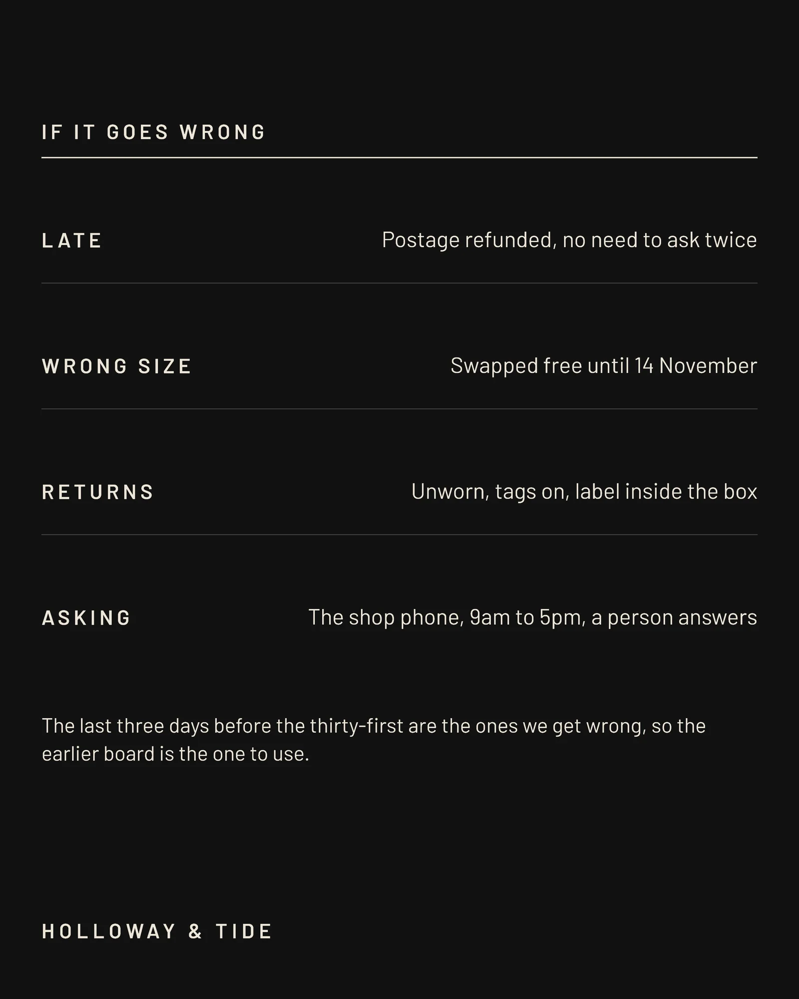 Ink Departure Board Online Shop Halloween Posting Cut-Offs Facebook Carousel — 4-panel Facebook carousel carousel template, page 4 of 4