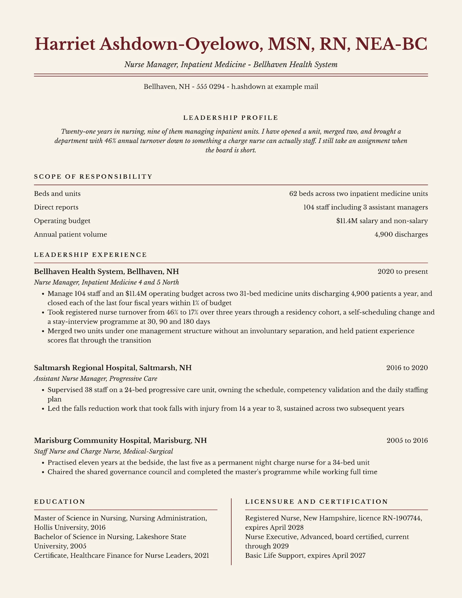 Nurse Manager Resume — Letter Resume template