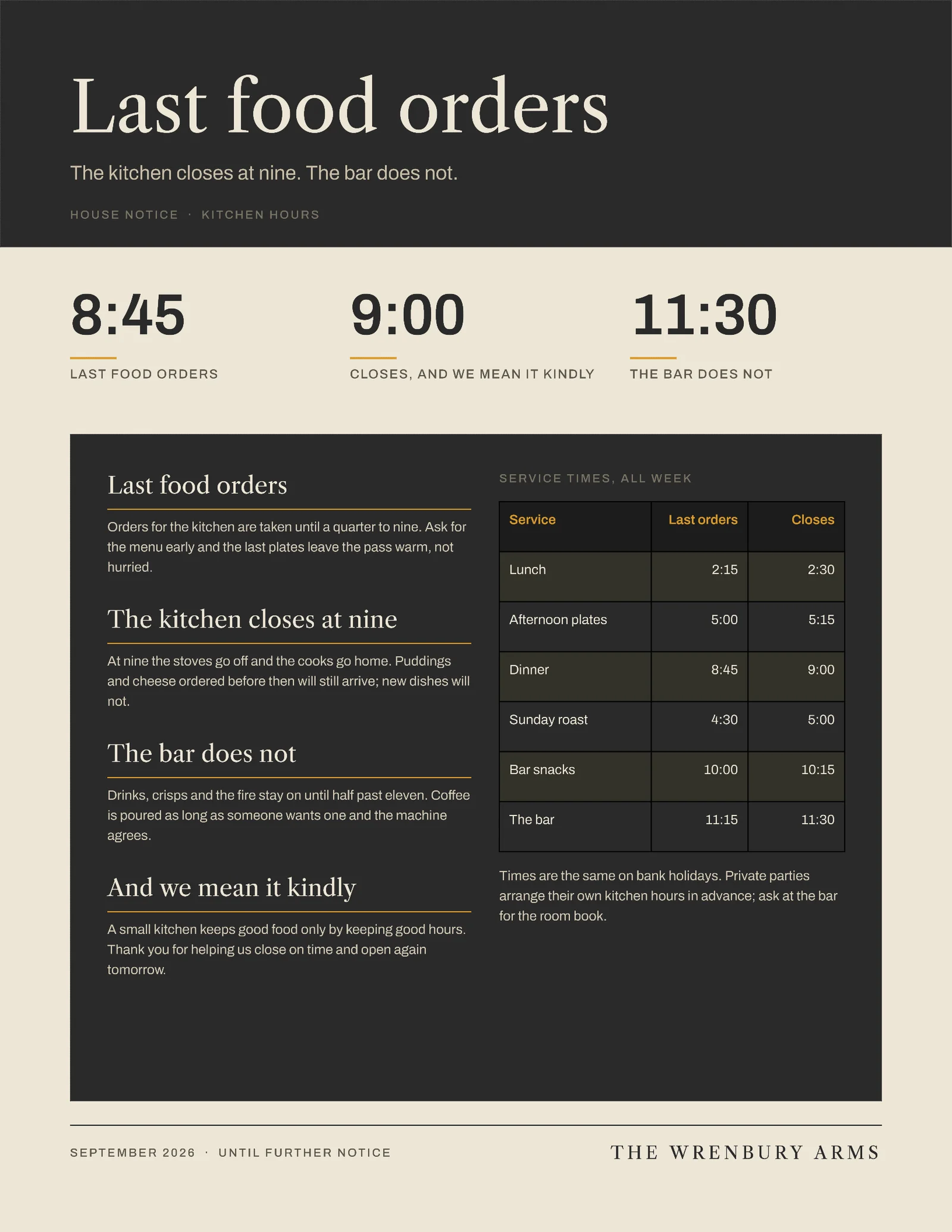 Kitchen Closes Quote — 2-page Quote template, page 1 of 2