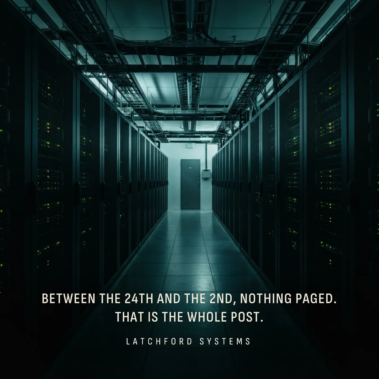 Quiet Week IT Services LinkedIn Post — 1:1 LinkedIn post template