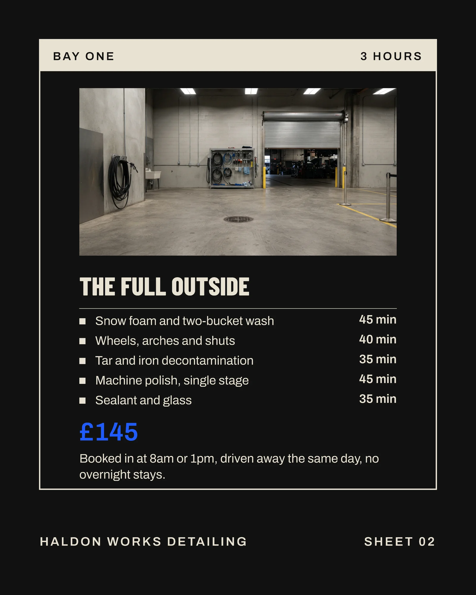 Near Black Electric Bay Slot Rows Detailer Diwali Valet Facebook Carousel — 4-panel Facebook carousel carousel template, page 2 of 4