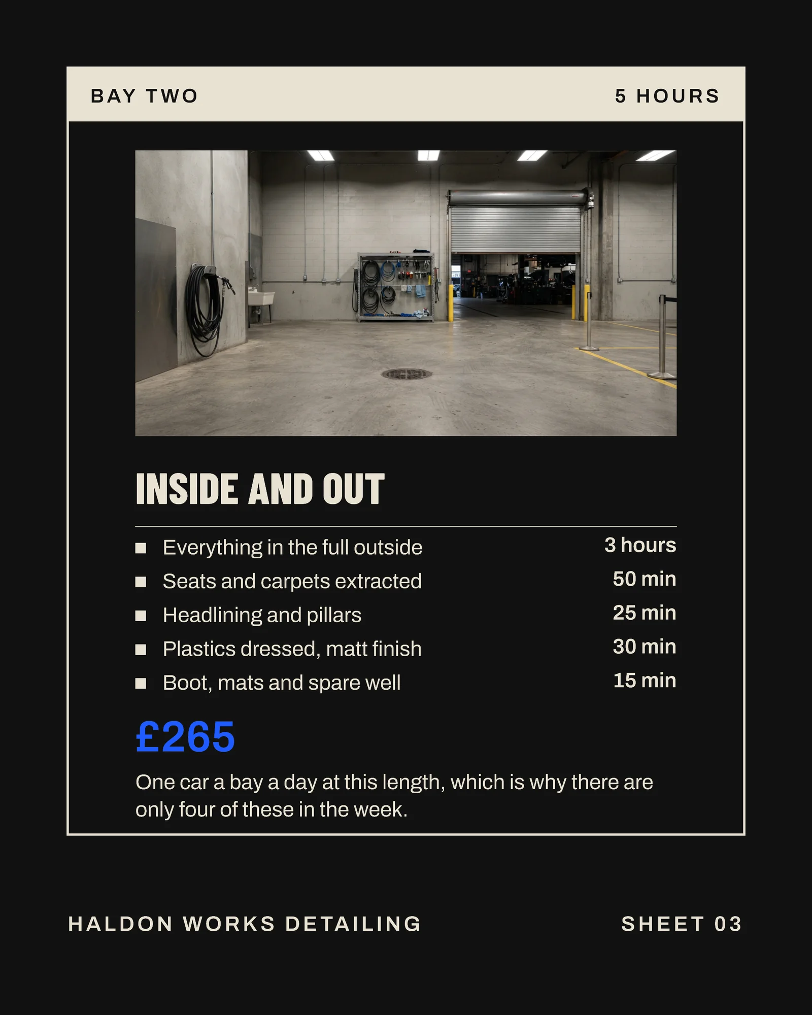 Near Black Electric Bay Slot Rows Detailer Diwali Valet Facebook Carousel — 4-panel Facebook carousel carousel template, page 3 of 4