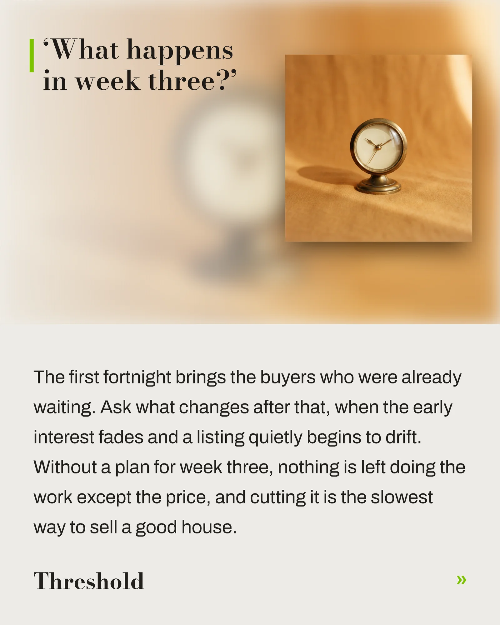 Magazine Guide Listing Questions Carousel — 5-panel Instagram carousel carousel template, page 4 of 5