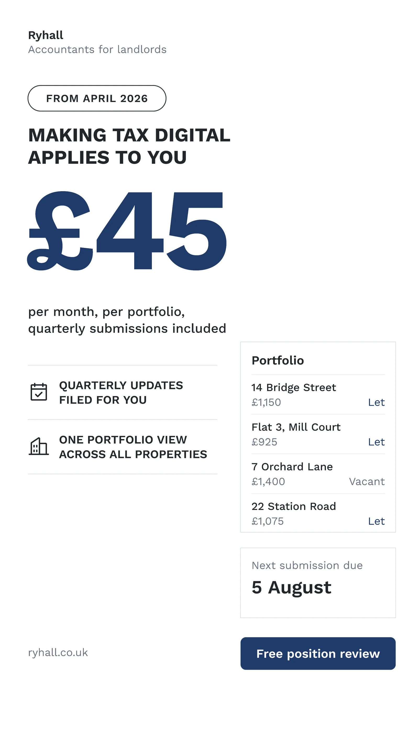 Figure with portfolio panel — 9:16 Instagram ad template