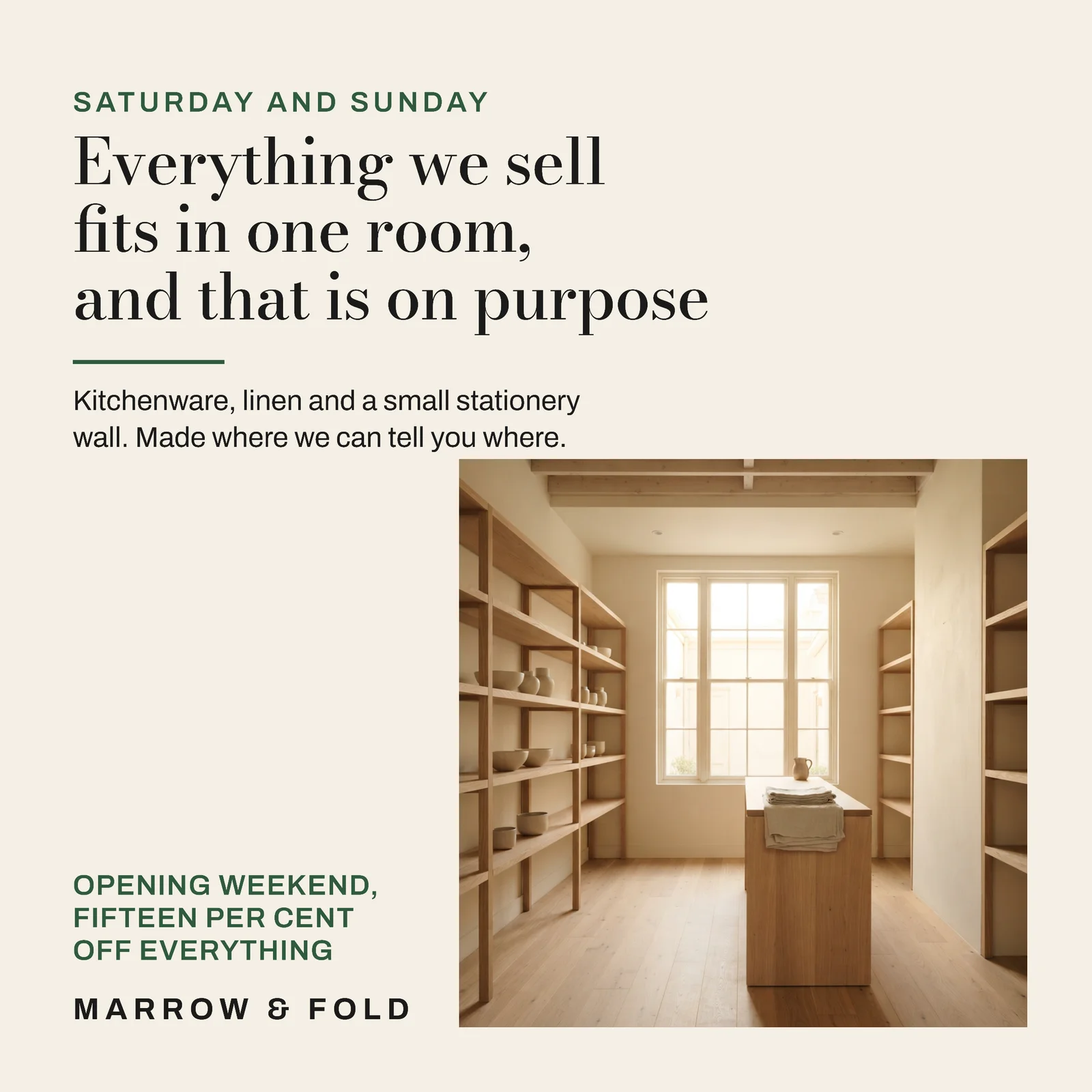New Shop Opening Weekend Retail Instagram Ad — 1:1 Instagram ad template